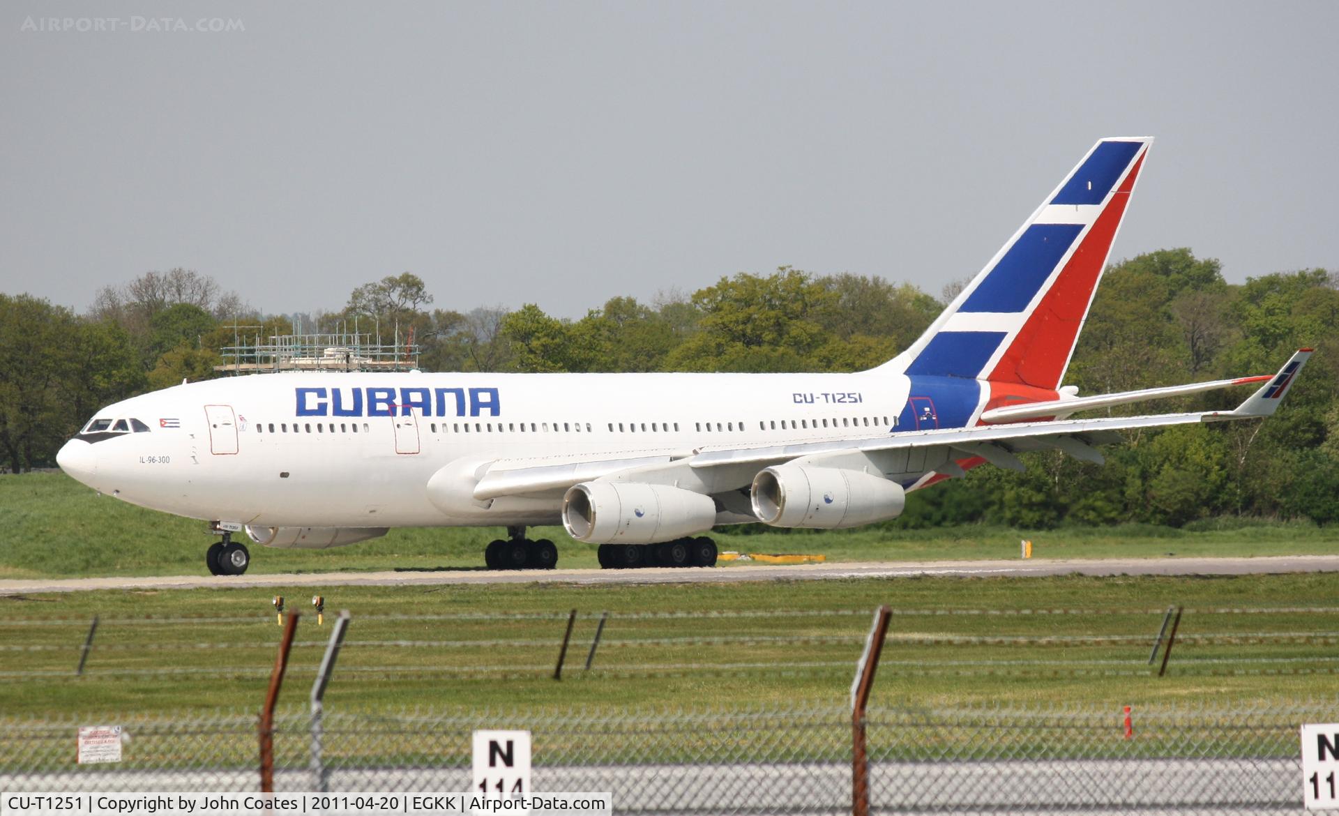 CU-T1251, 2006 Ilyushin IL-96-300 C/N 73393202016, Departing