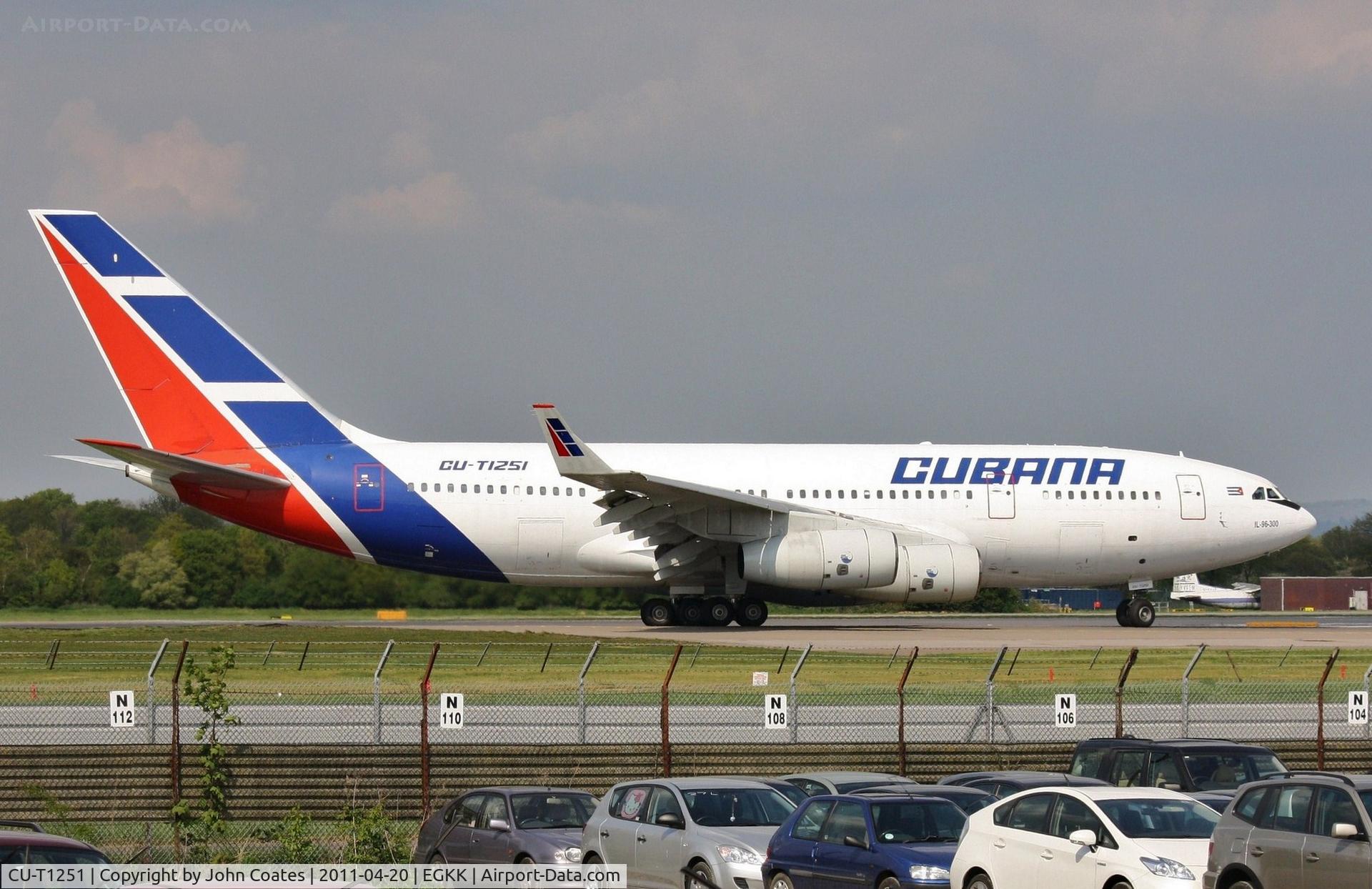 CU-T1251, 2006 Ilyushin IL-96-300 C/N 73393202016, Departing