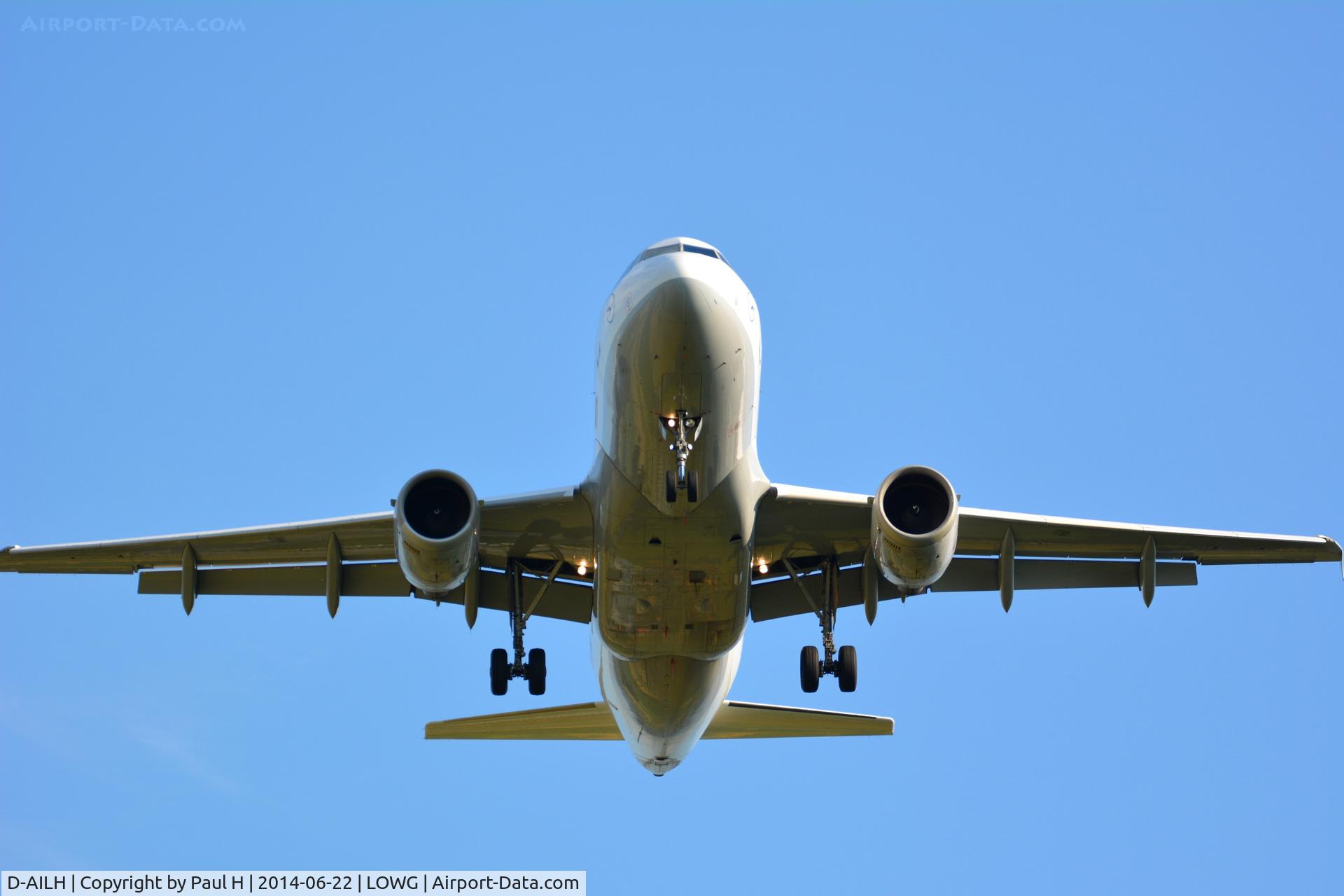 D-AILH, 1997 Airbus A319-114 C/N 641, Landing at LOWG