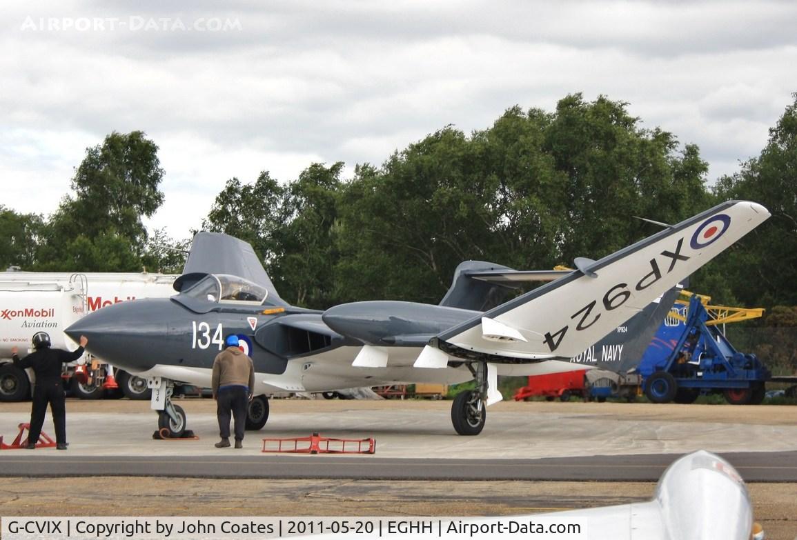 G-CVIX, 1963 De Havilland DH-110 Sea Vixen D.3 C/N 10132, Unfolding