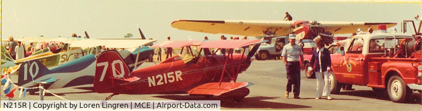 N215R, 1963 Smith DSA-1 Miniplane C/N RO-1, Photo taken at the Merced Antique Fly-in, 1974 or 5.
