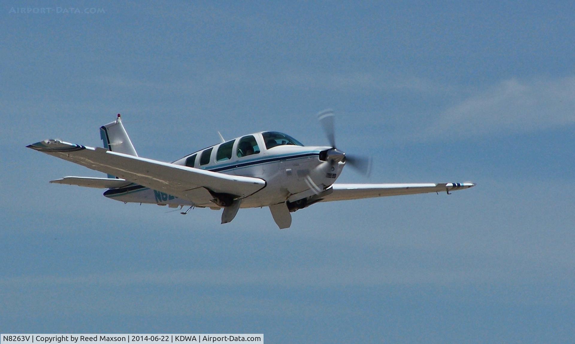 N8263V, 1990 Beech B36TC Bonanza C/N EA-504, Retracting gear at KDWA