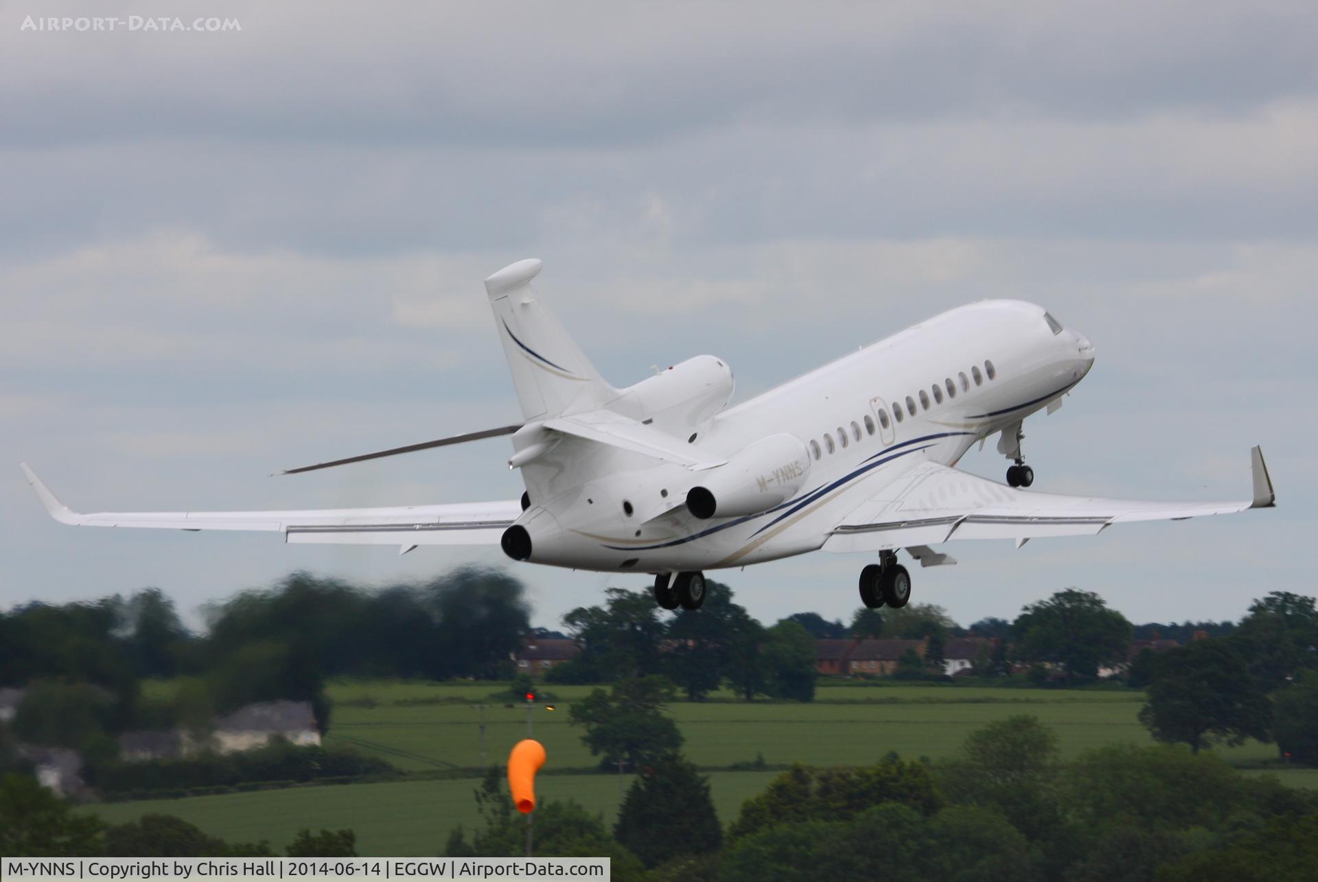 M-YNNS, 2009 Dassault Falcon 7X C/N 82, NS Falcon Ltd