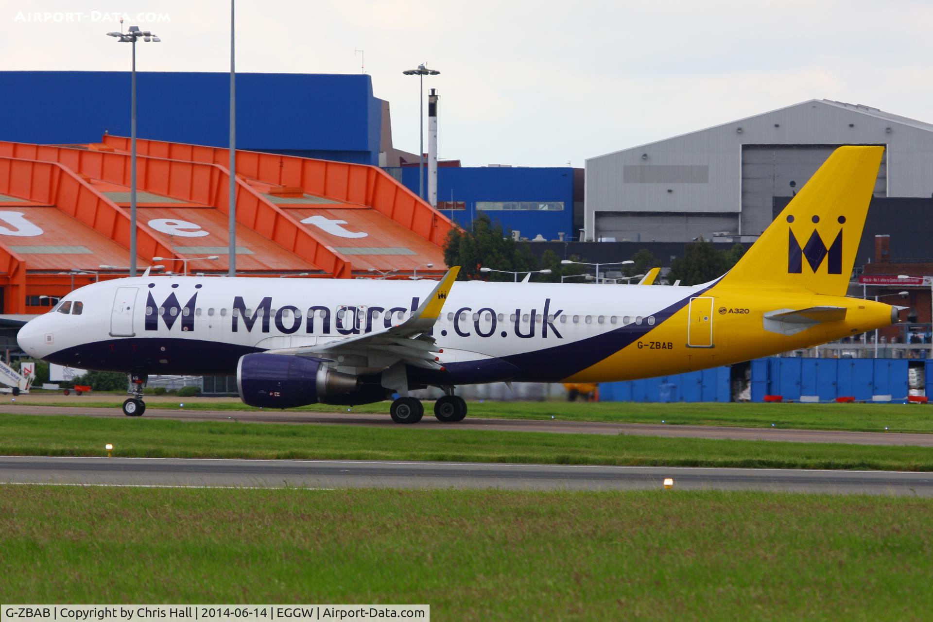 G-ZBAB, 2013 Airbus A320-214 C/N 5581, Monarch