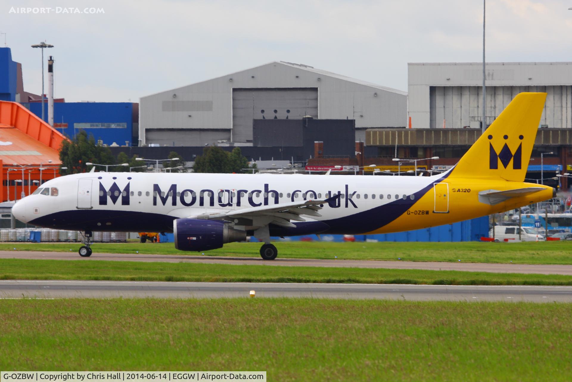G-OZBW, 2001 Airbus A320-214 C/N 1571, Monarch