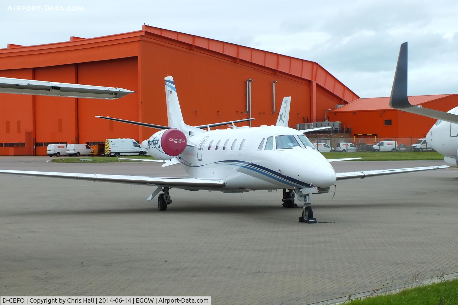 D-CEFO, 2011 Cessna 560XL Citation Excel XLS+ C/N 560-6082, Air Hamburg