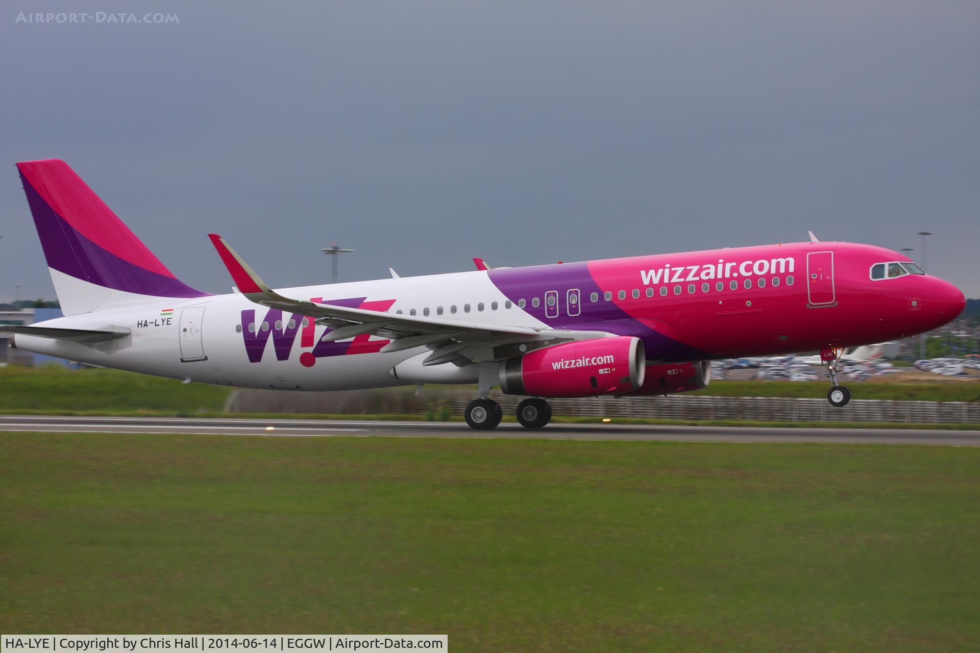 HA-LYE, 2014 Airbus A320-232 C/N 6131, Wizzair