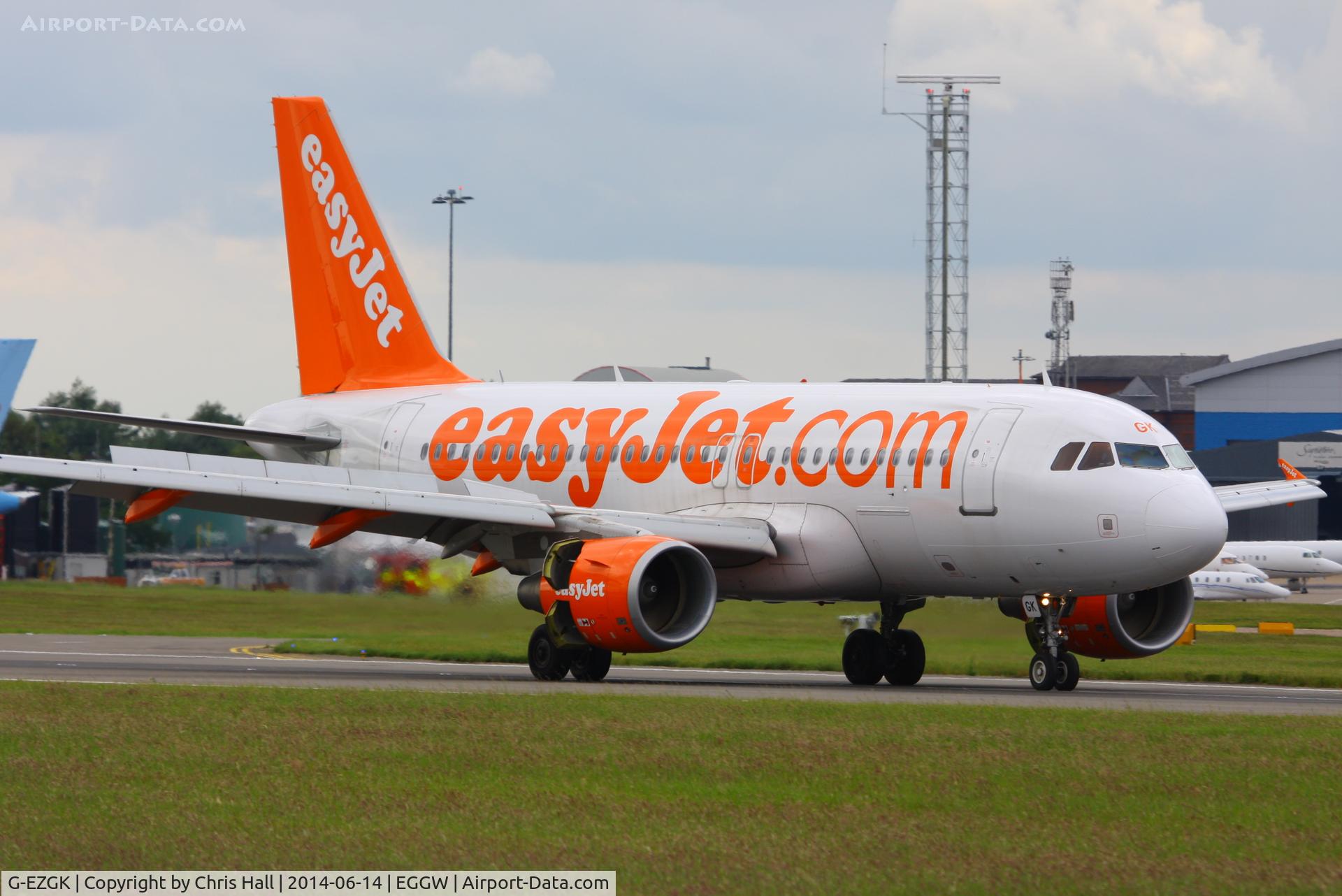 G-EZGK, 2011 Airbus A319-111 C/N 4717, easyJet