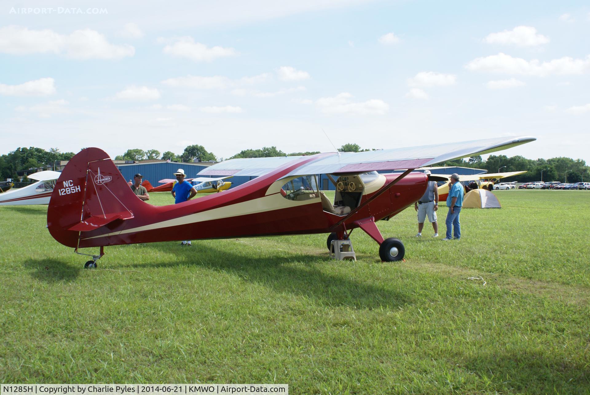 N1285H, 1948 Aeronca 15AC Sedan C/N 15AC-301, At the National Aeronca Convention 2014