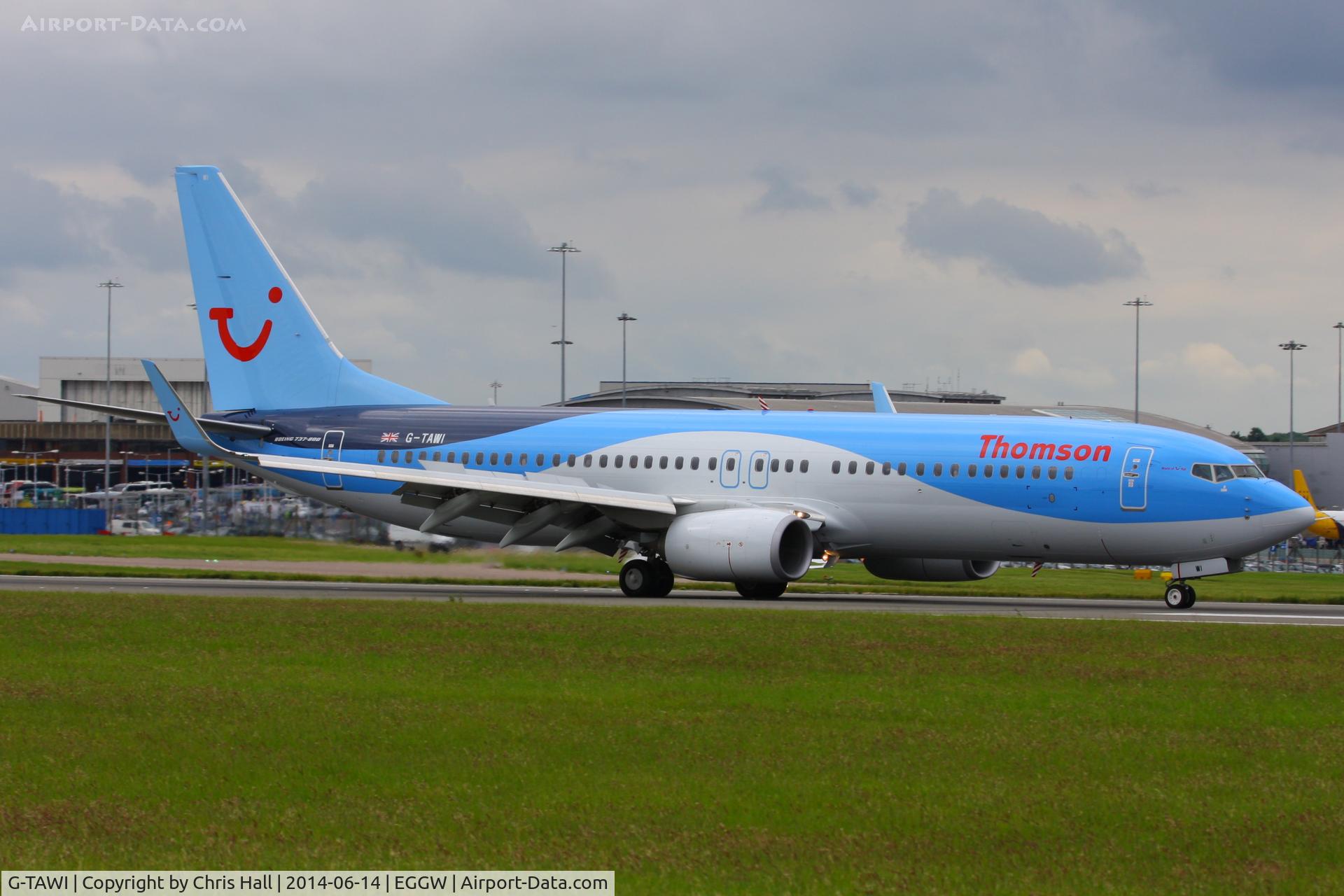 G-TAWI, 2012 Boeing 737-8K5 C/N 37267, Thomson