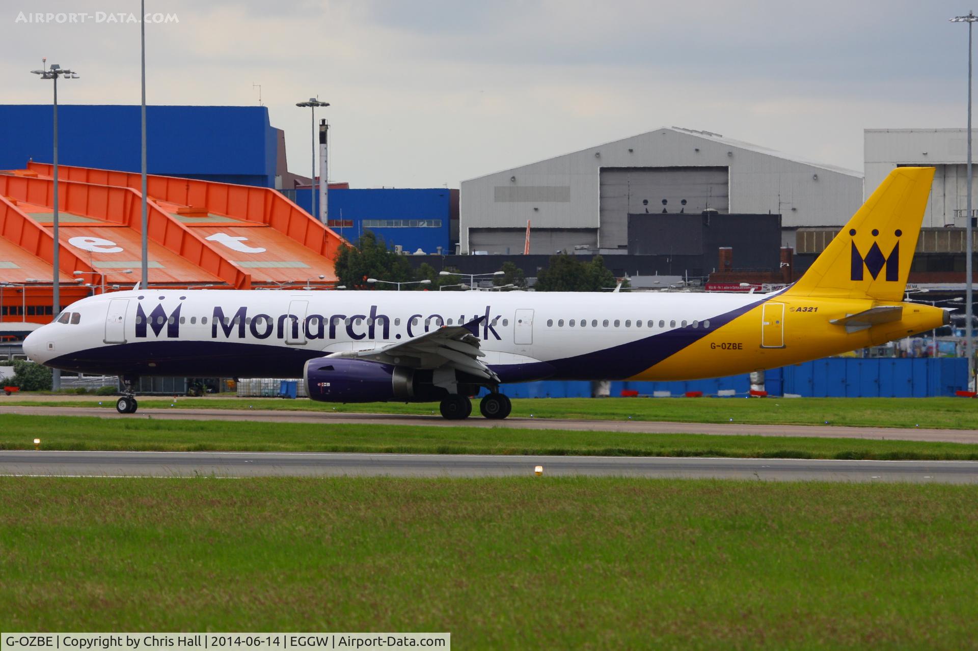 G-OZBE, 2002 Airbus A321-231 C/N 1707, Monarch