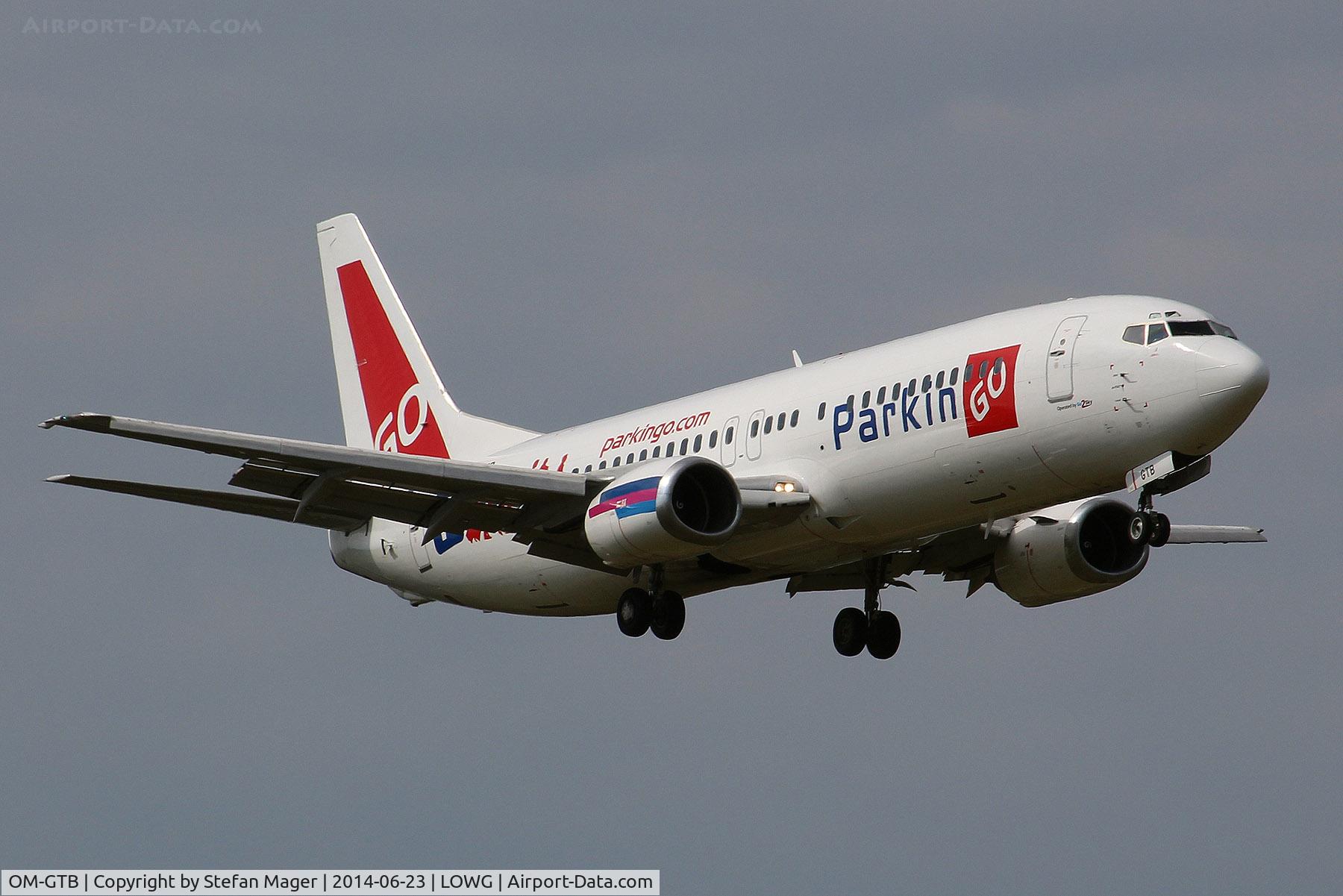 OM-GTB, 1997 Boeing 737-49R C/N 28882, Go2Sky Boeing 737-400 for Formula 1 @GRZ