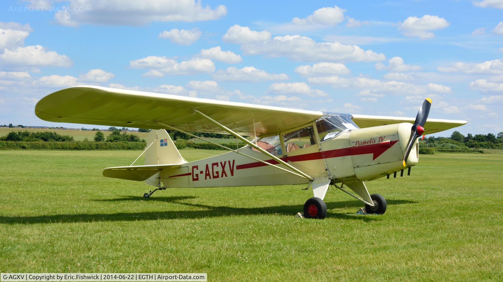 G-AGXV, 1946 Auster J-1 Autocrat C/N 1970, 3. G-AGXV visiting Shuttleworth (Old Warden) Aerodrome.