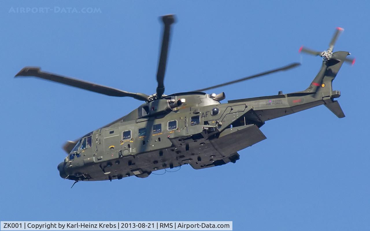 ZK001, 2006 AgustaWestland EH-101 Merlin HC.3A C/N 50160/512011/DEN11, Royal Air Force