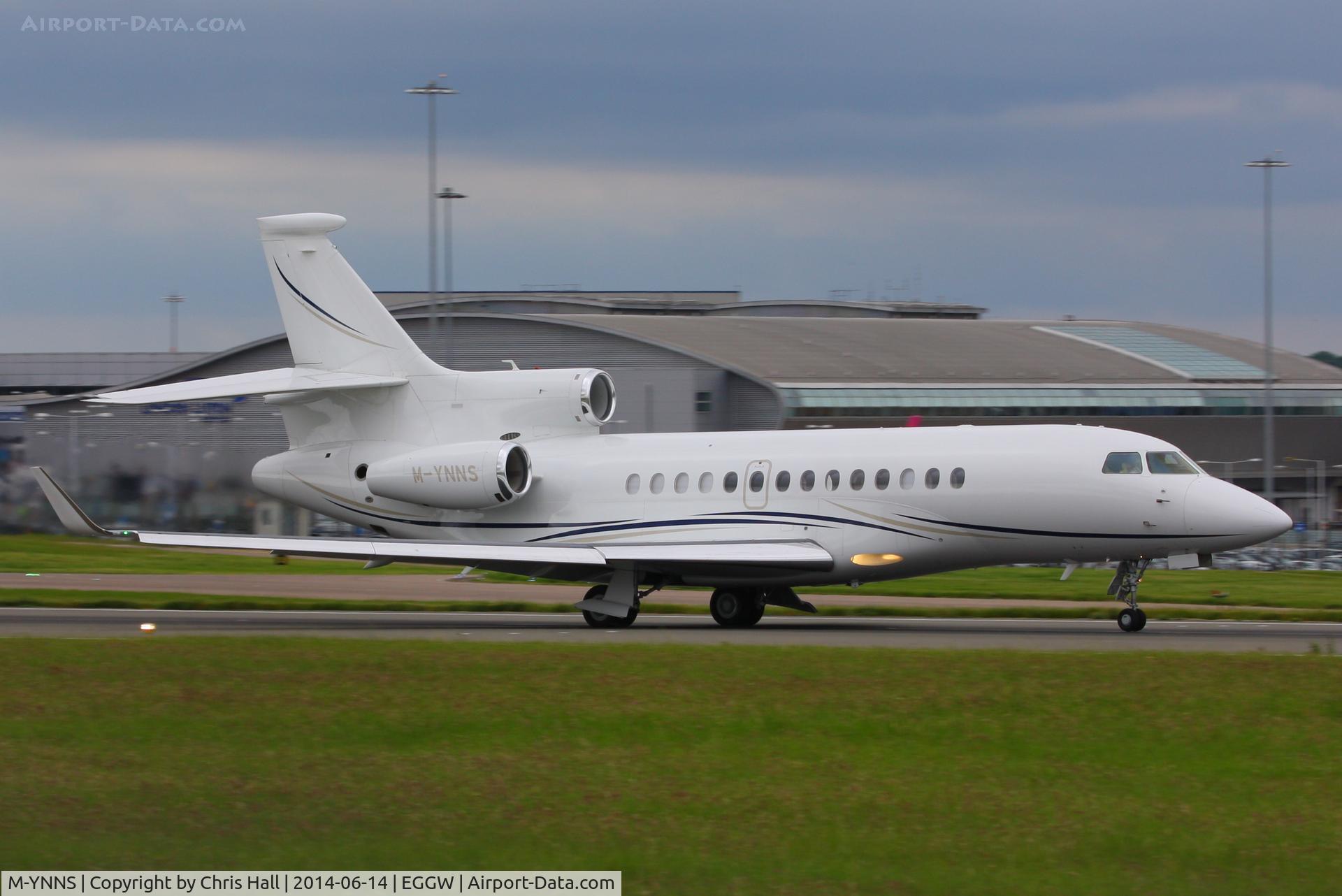 M-YNNS, 2009 Dassault Falcon 7X C/N 82, NS Falcon Ltd