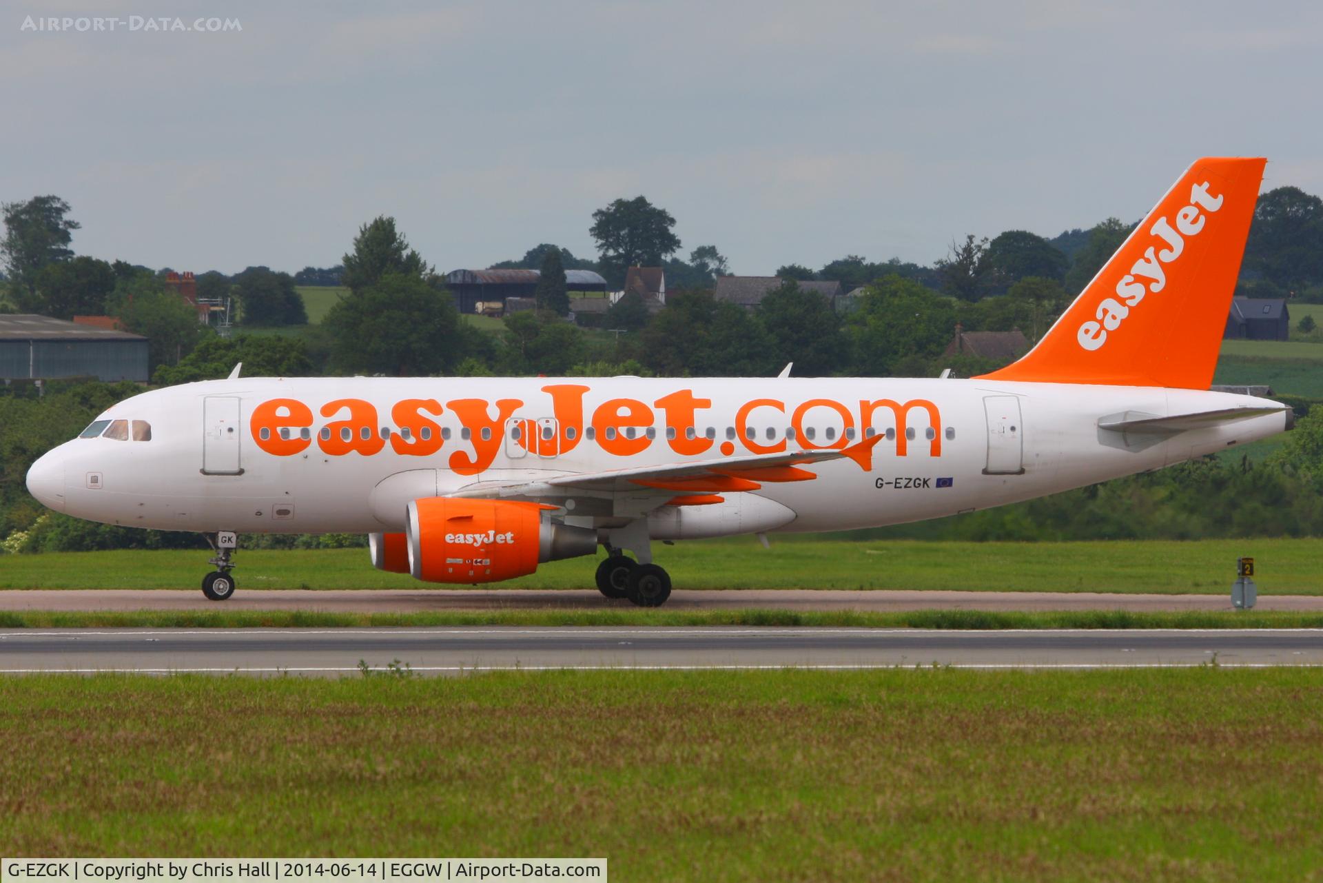 G-EZGK, 2011 Airbus A319-111 C/N 4717, easyJet