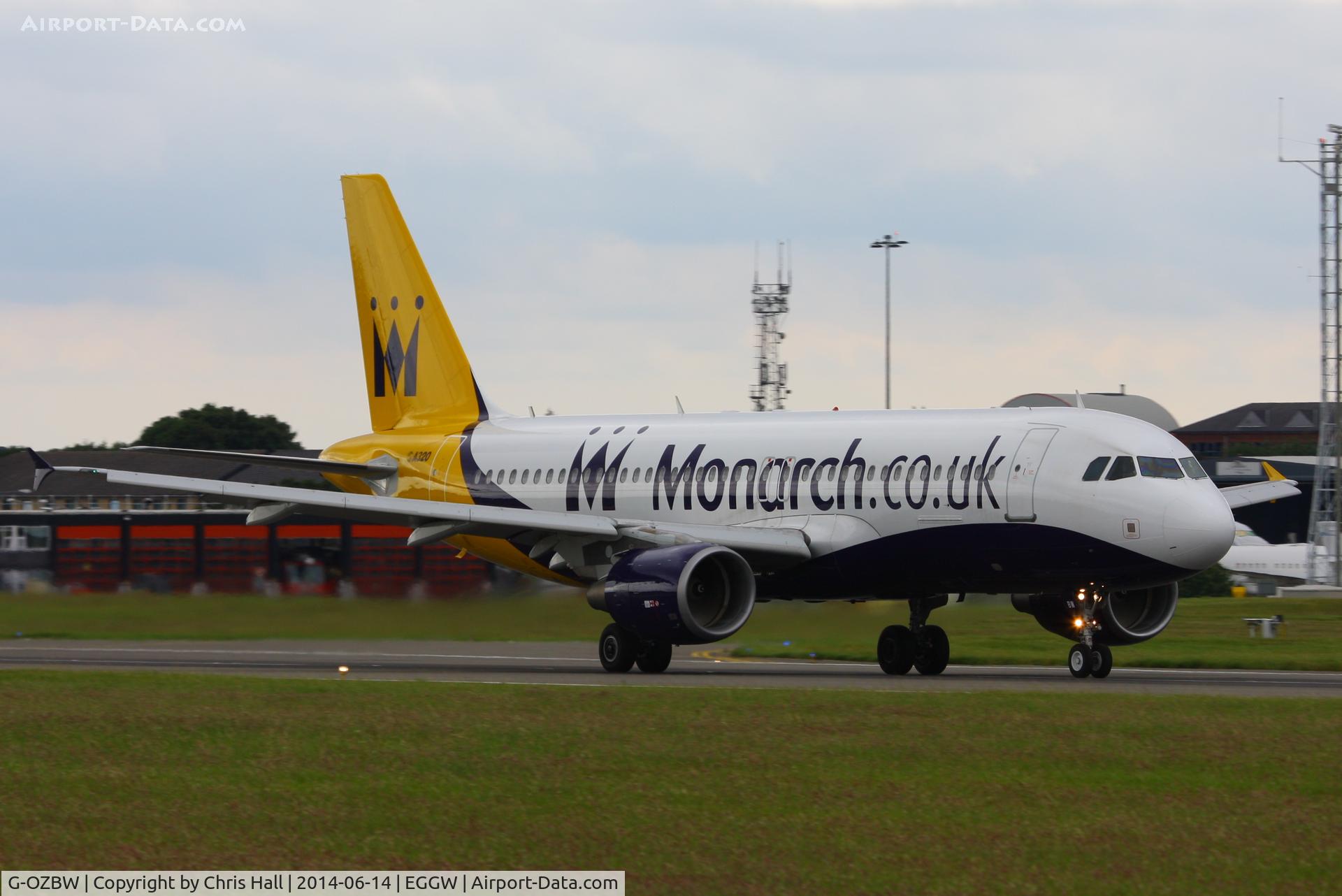 G-OZBW, 2001 Airbus A320-214 C/N 1571, Monarch