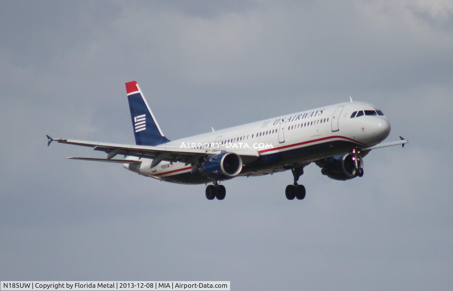 N185UW, 2002 Airbus A321-211 C/N 1666, USAirways A321