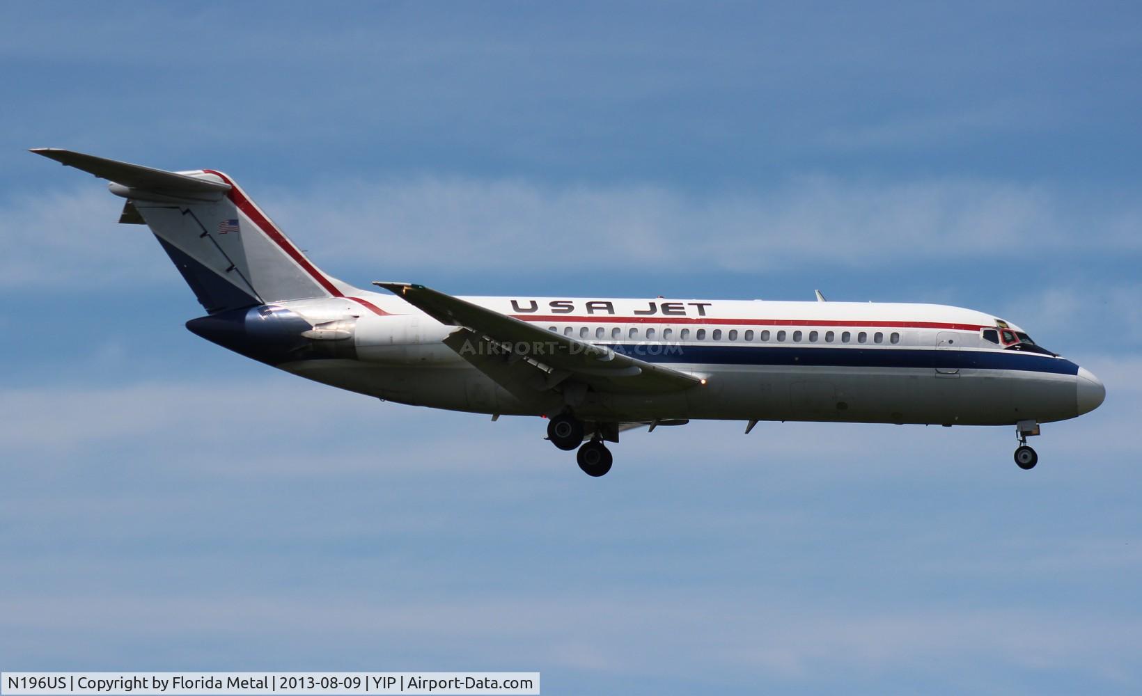 N196US, 1967 Douglas DC-9-15F C/N 47155, USA Jet DC-9