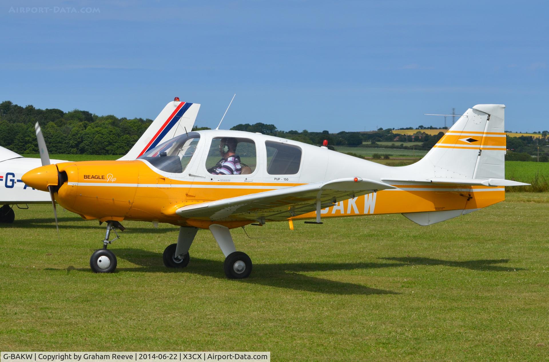 G-BAKW, 1970 Beagle B-121 Pup Series 2 (Pup 150) C/N B121-175, Crabfield 2014.