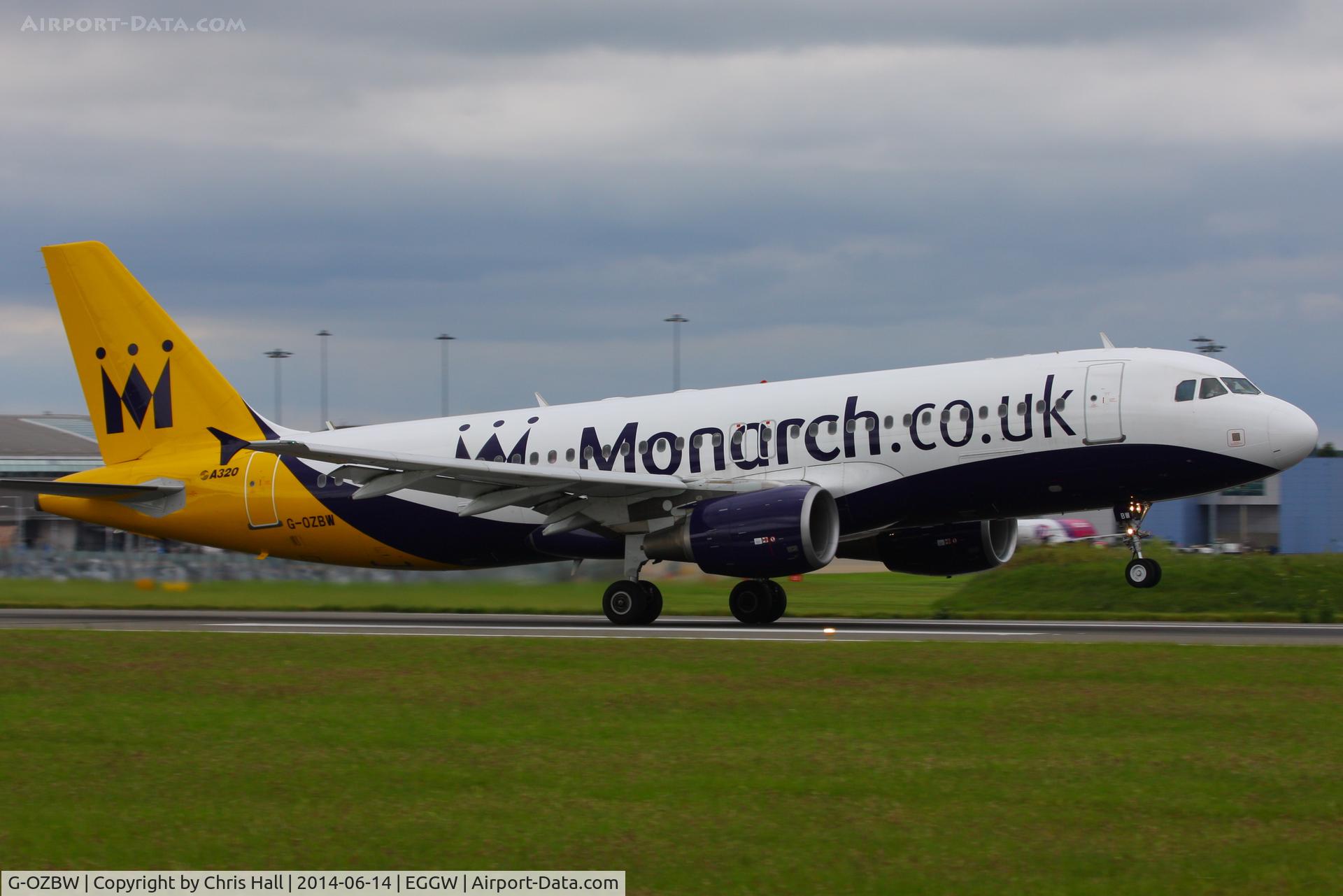 G-OZBW, 2001 Airbus A320-214 C/N 1571, Monarch