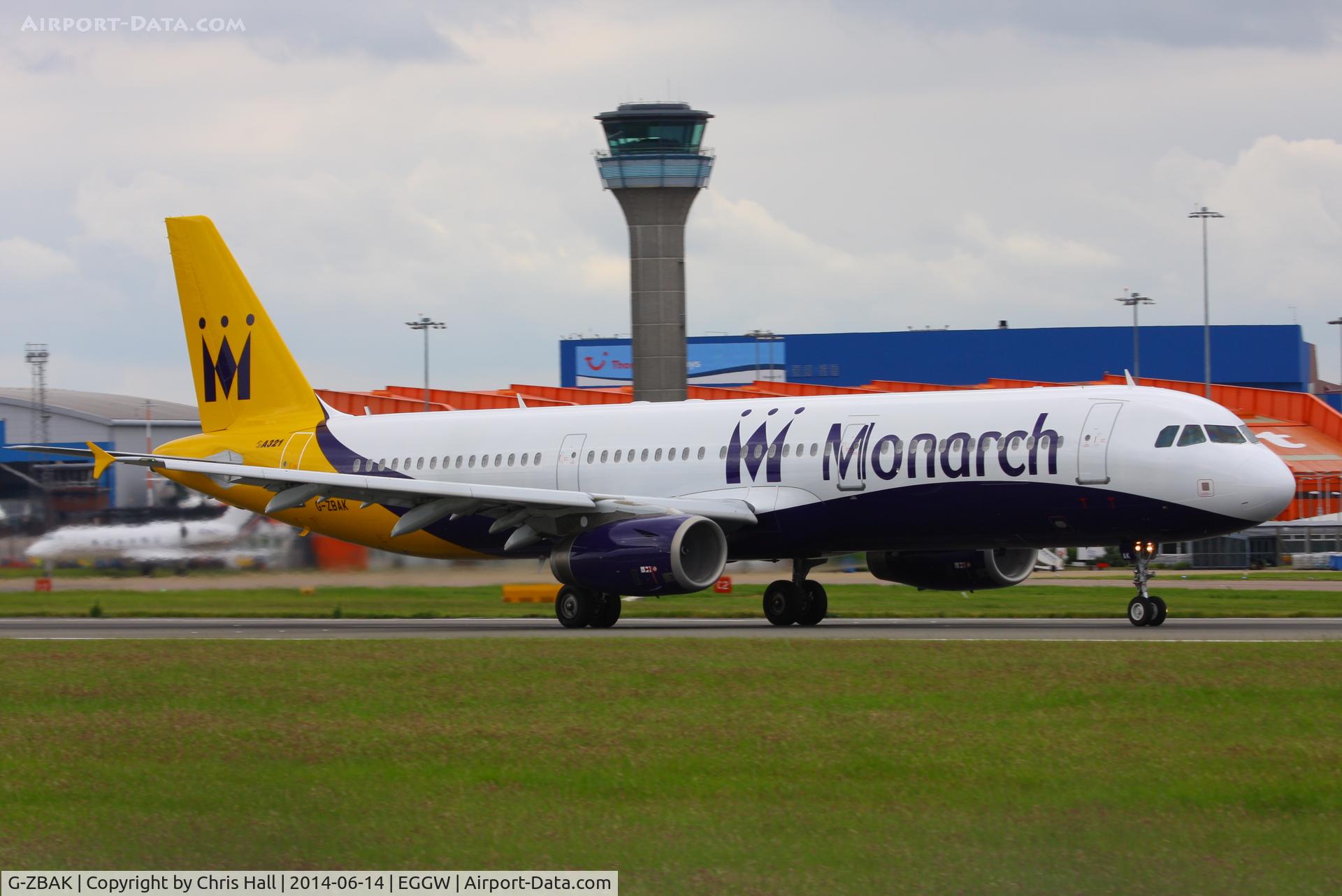 G-ZBAK, 2008 Airbus A321-231 C/N 3458, Monarch