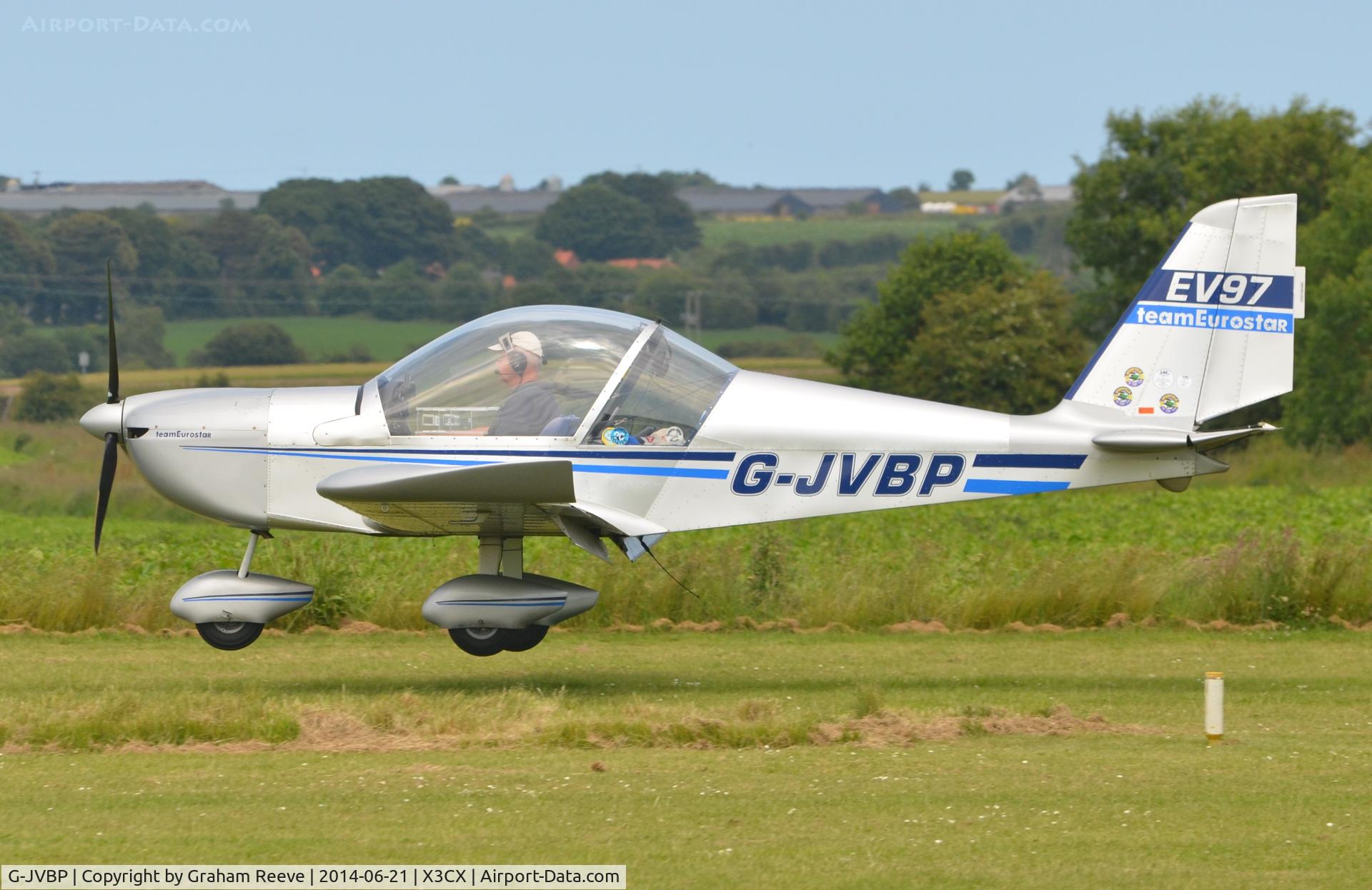 G-JVBP, 2006 Aerotechnik EV-97 TeamEurostar UK C/N 2730, Crabfield 2014.
