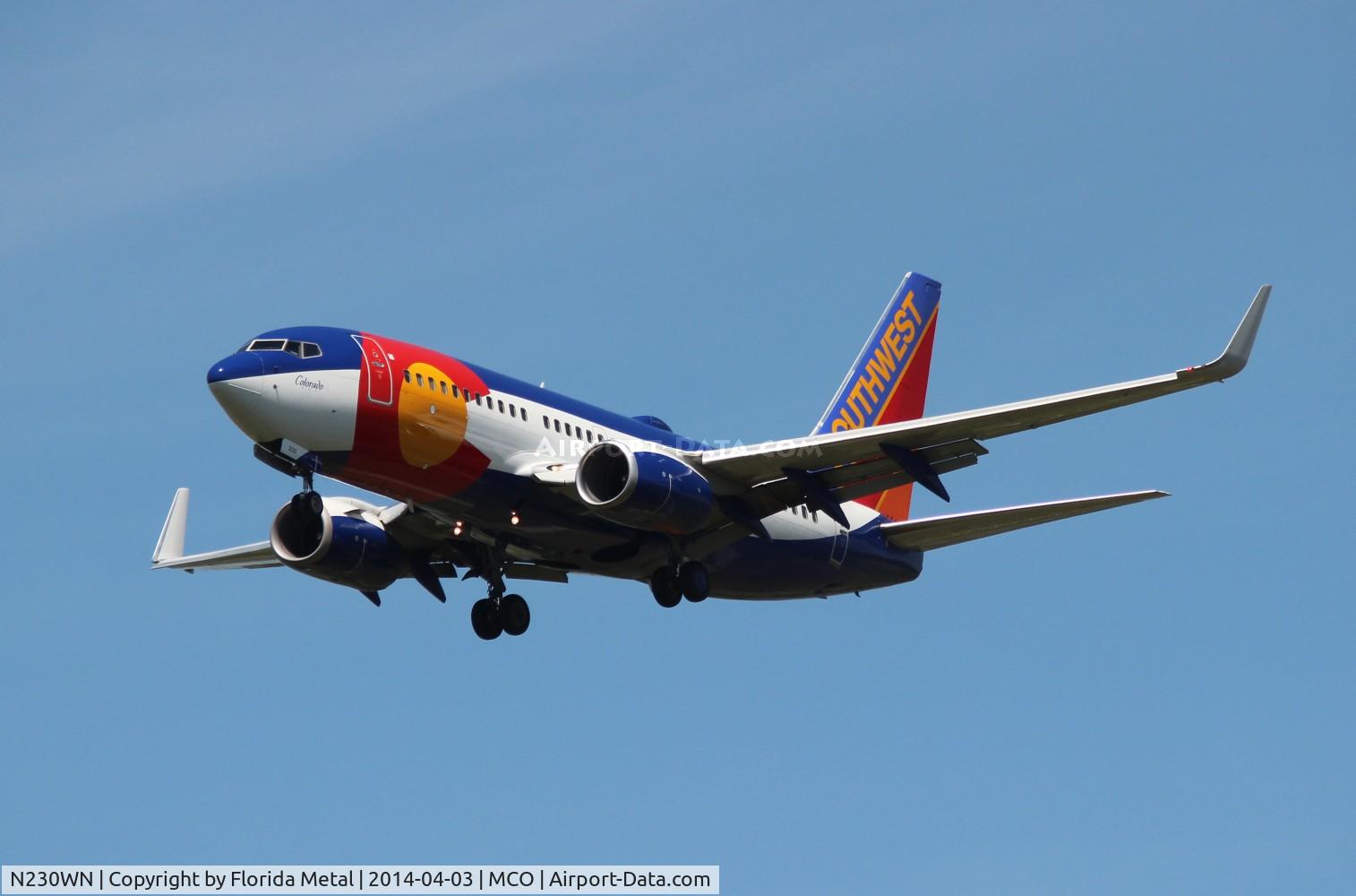 N230WN, 2006 Boeing 737-7H4 C/N 34592, Southwest Colorado One 737-700