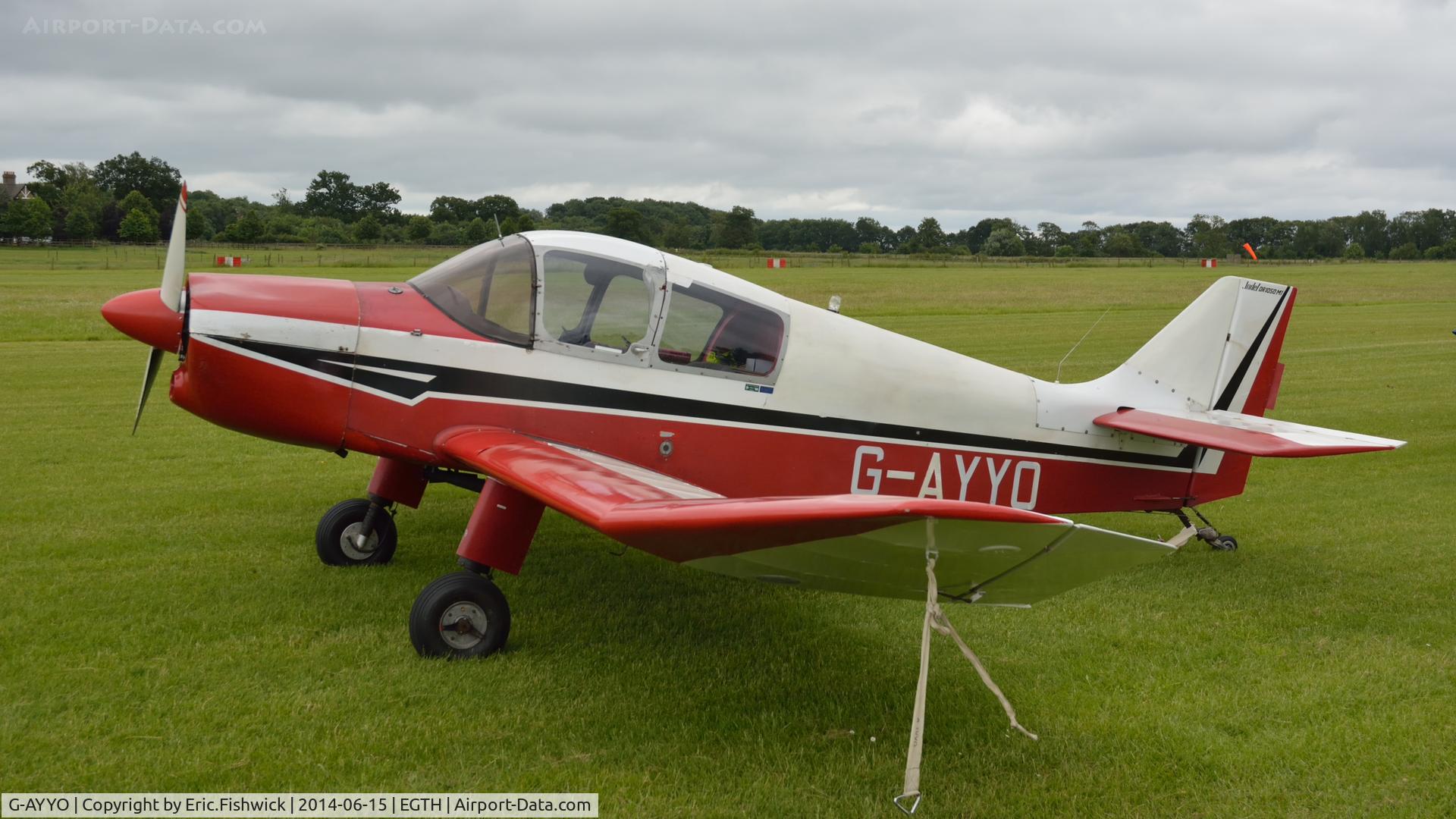 G-AYYO, 1965 CEA Jodel DR.1050-M1 Sicile Record C/N 622, 3. G-AYYO at The Shuttleworth Collection Airshow - featuring LAA 'party in the park'