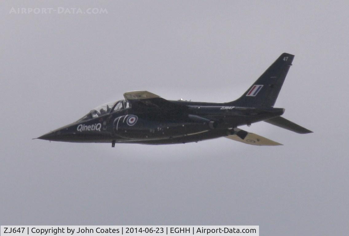 ZJ647, Dassault-Dornier Alpha Jet A C/N 0171, Fast pass during training