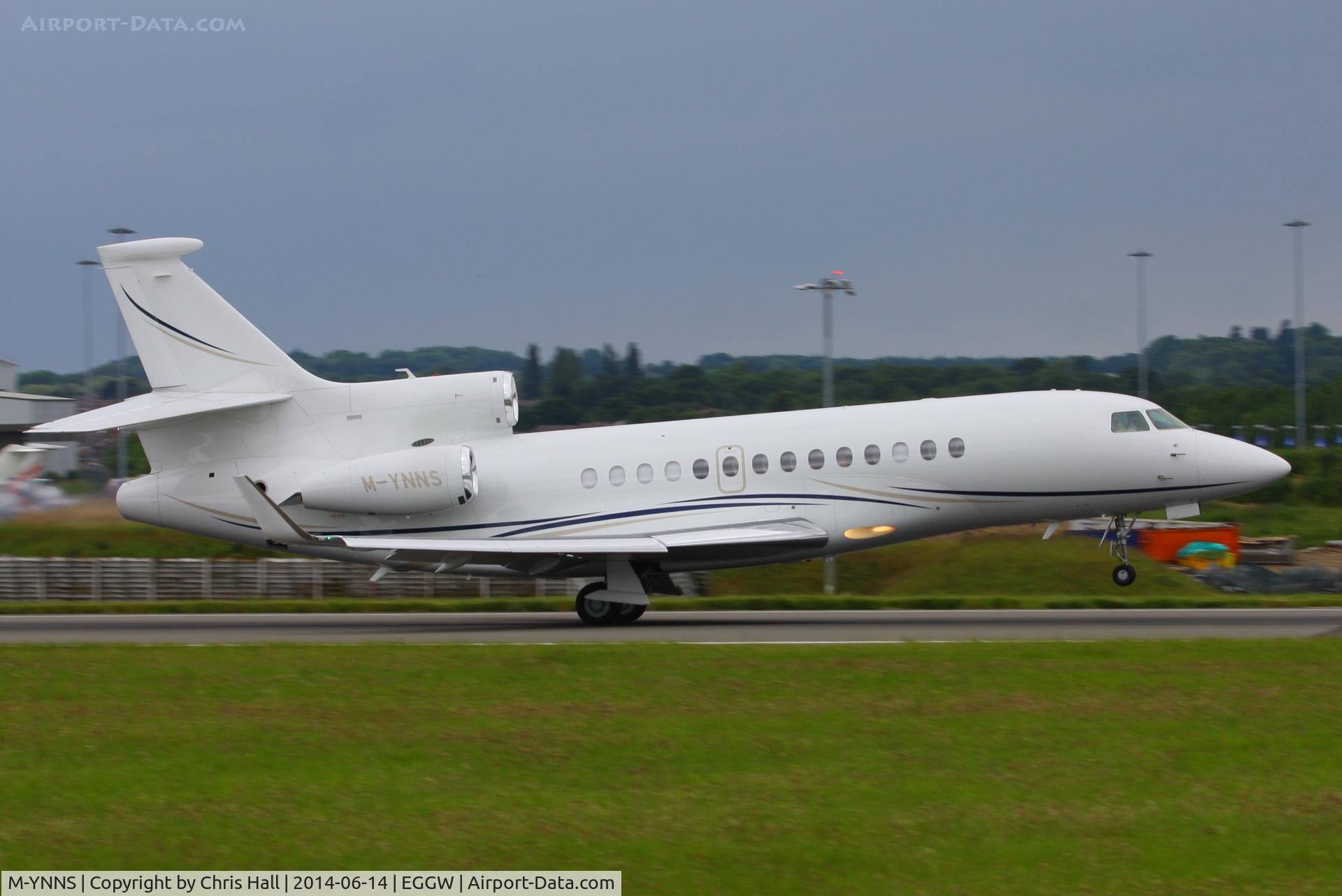 M-YNNS, 2009 Dassault Falcon 7X C/N 82, NS Falcon Ltd