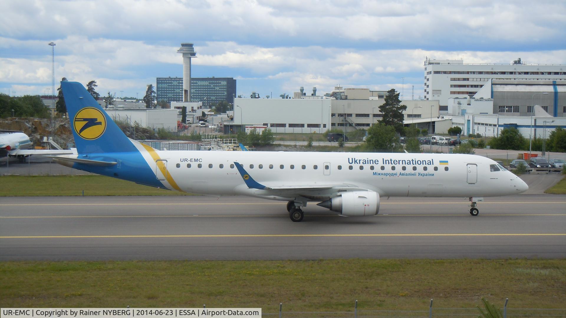 UR-EMC, 2013 Embraer 190STD (ERJ-190-100) C/N 19000589, UR-EMC @ ARN