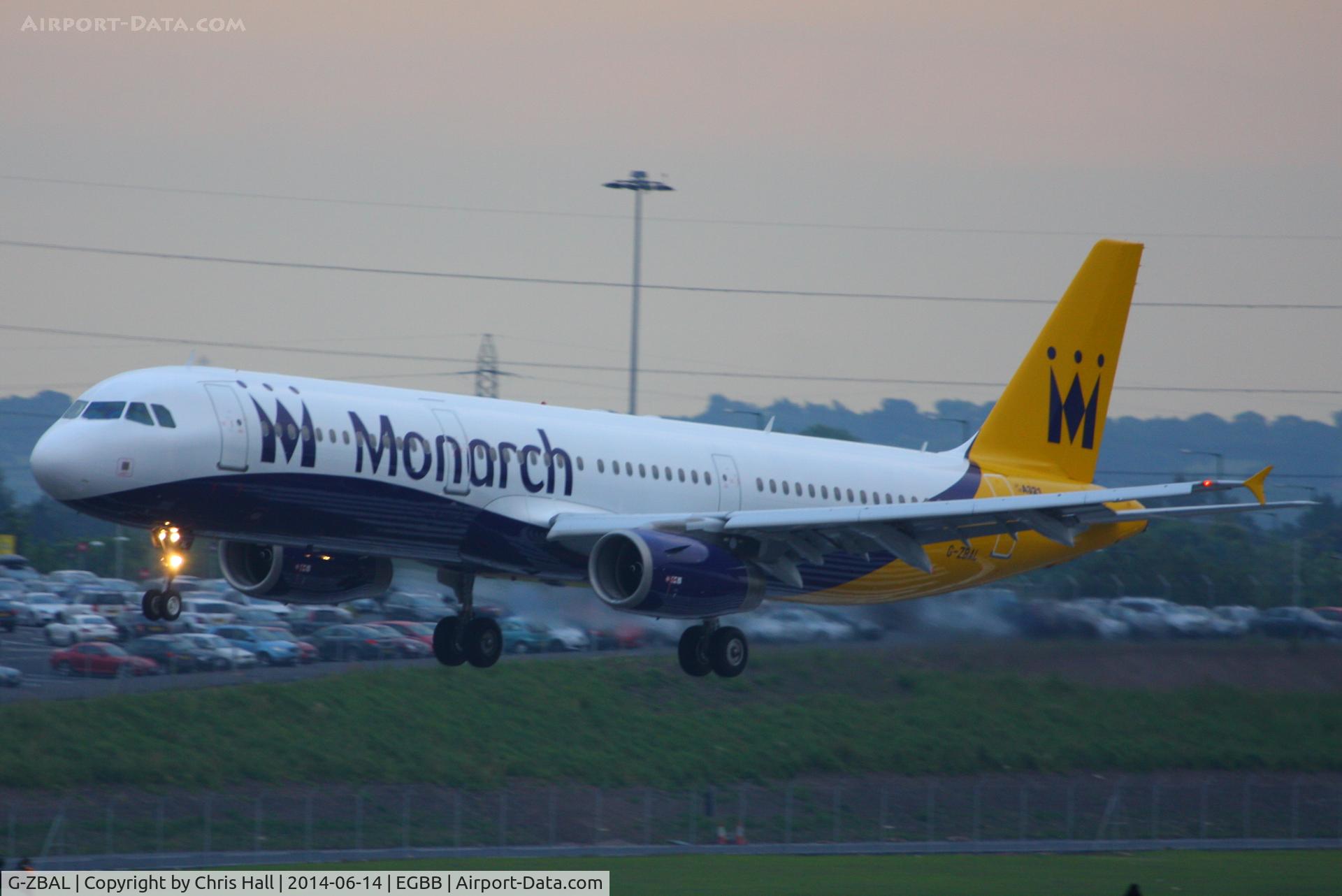 G-ZBAL, 2008 Airbus A321-231 C/N 3522, Monarch