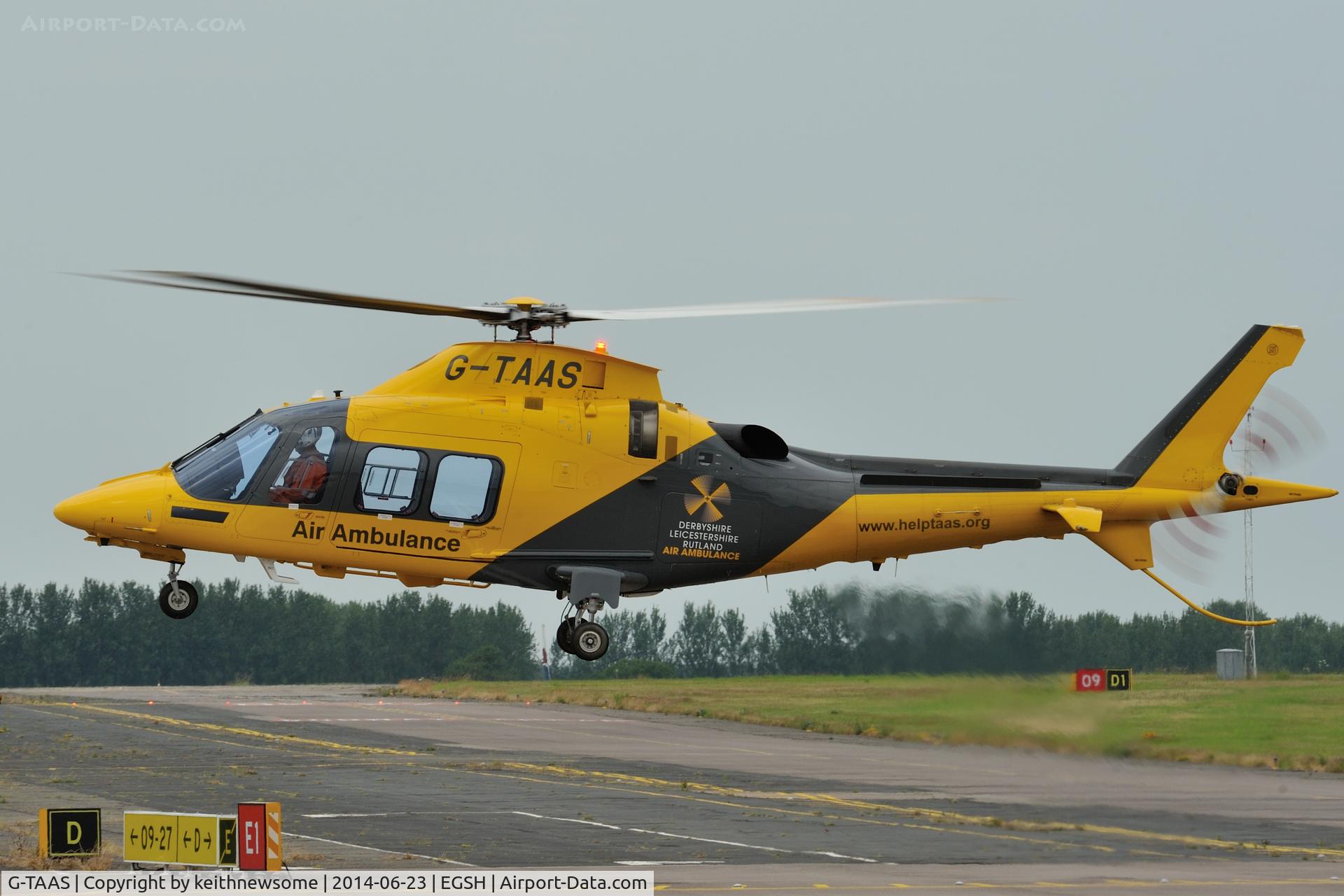 G-TAAS, 2013 AgustaWestland AW-109SP GrandNew C/N 22305, Nice surprise visitor.