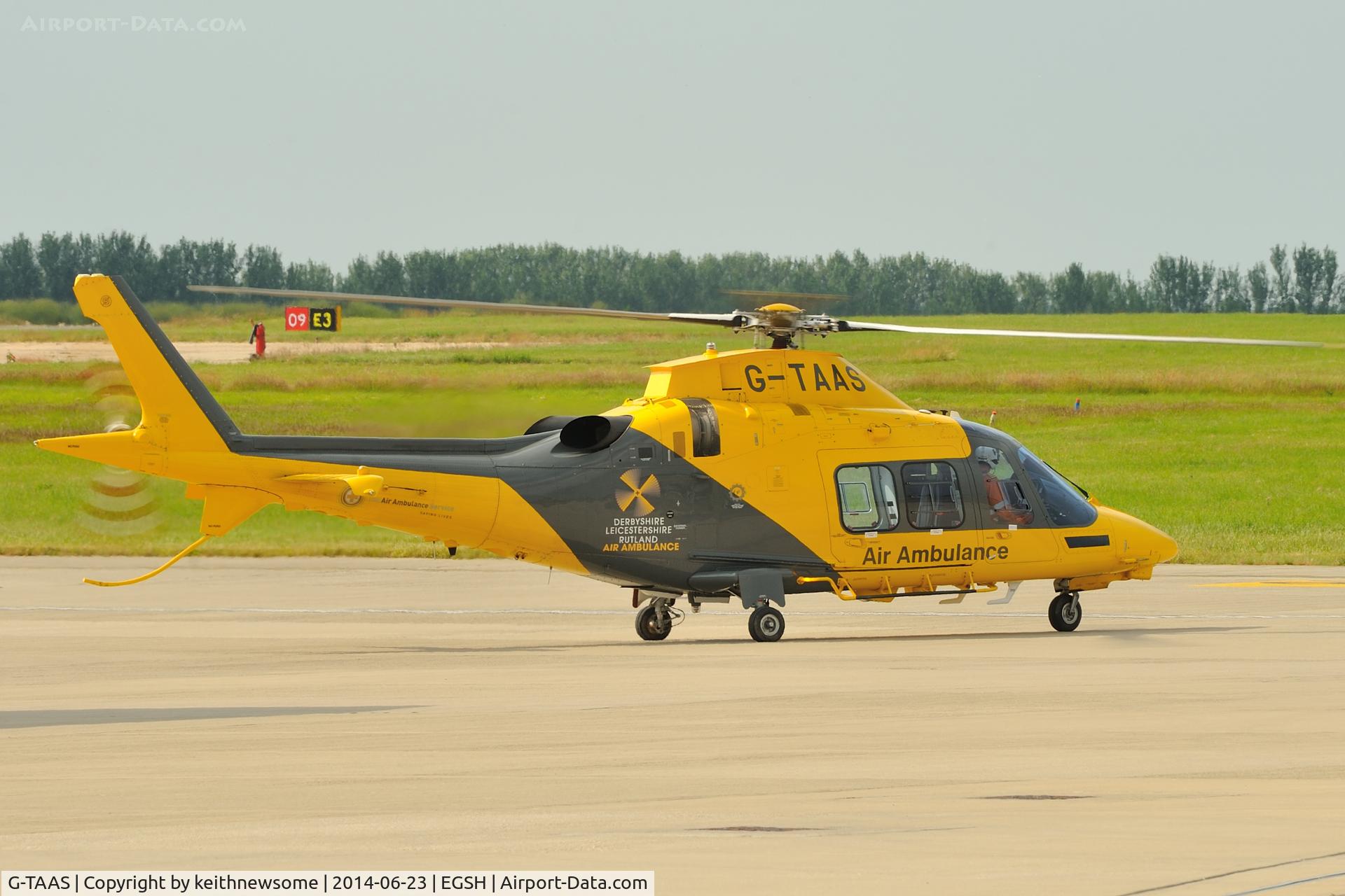 G-TAAS, 2013 AgustaWestland AW-109SP GrandNew C/N 22305, Nice surprise visitor.