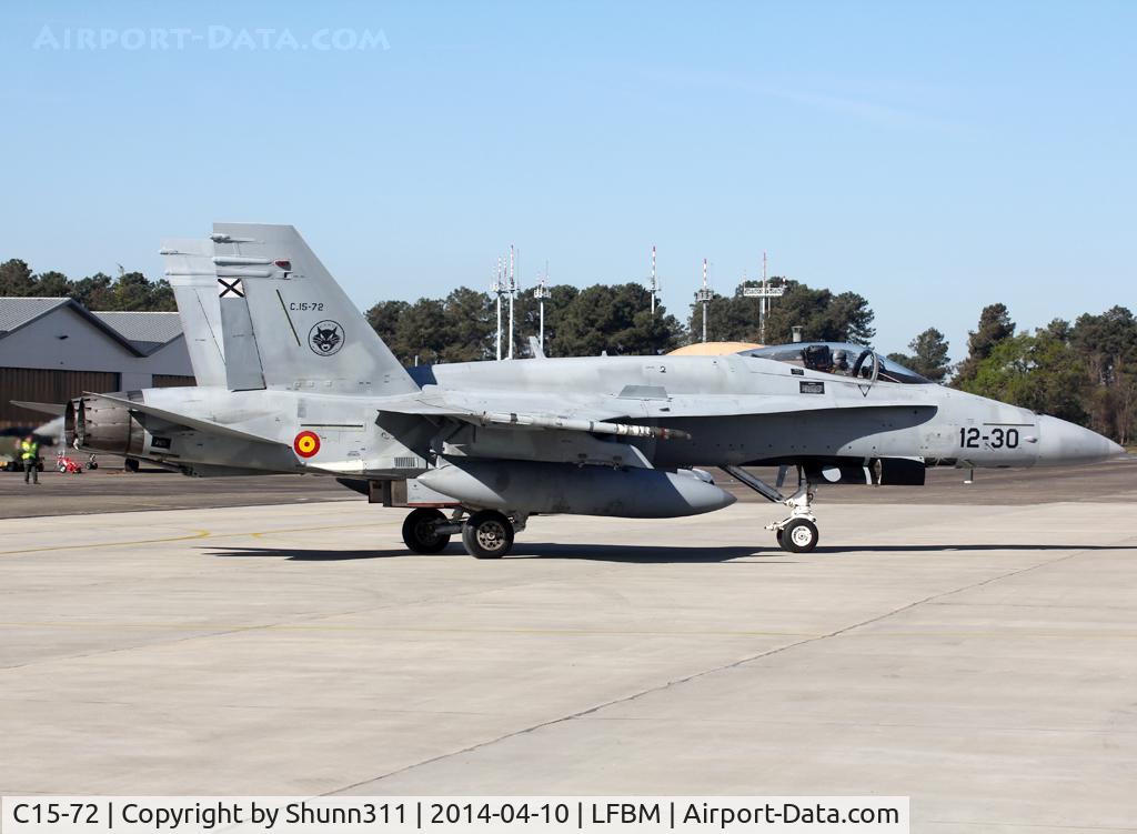 C15-72, McDonnell Douglas EF-18M Hornet C/N 0941/A594, Reece Meet participant...