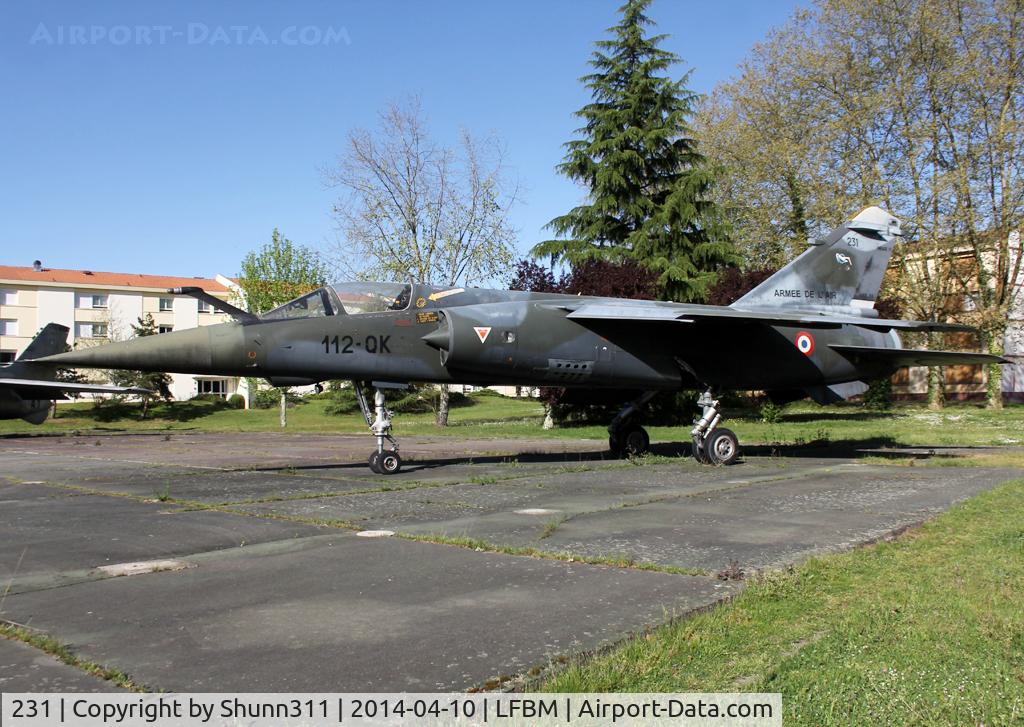 231, Dassault Mirage F.1CT C/N 231, Preserved inside Mont-de-MArsan AFB and seen during Reece Meet 2014