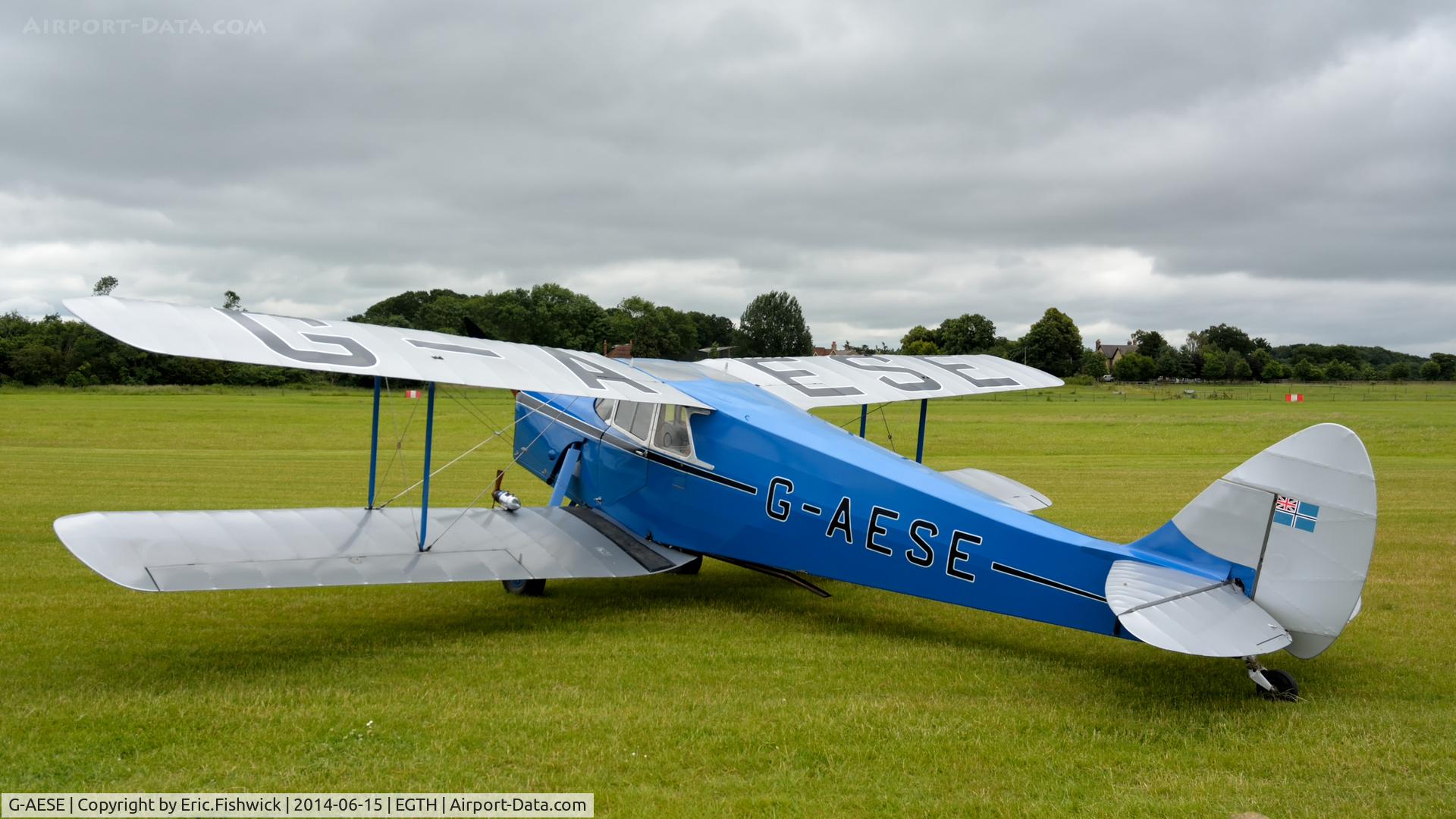 G-AESE, 1937 De Havilland DH.87B Hornet Moth C/N 8108, 1. G-AESE at The Shuttleworth Collection Airshow - featuring LAA 'party in the park'