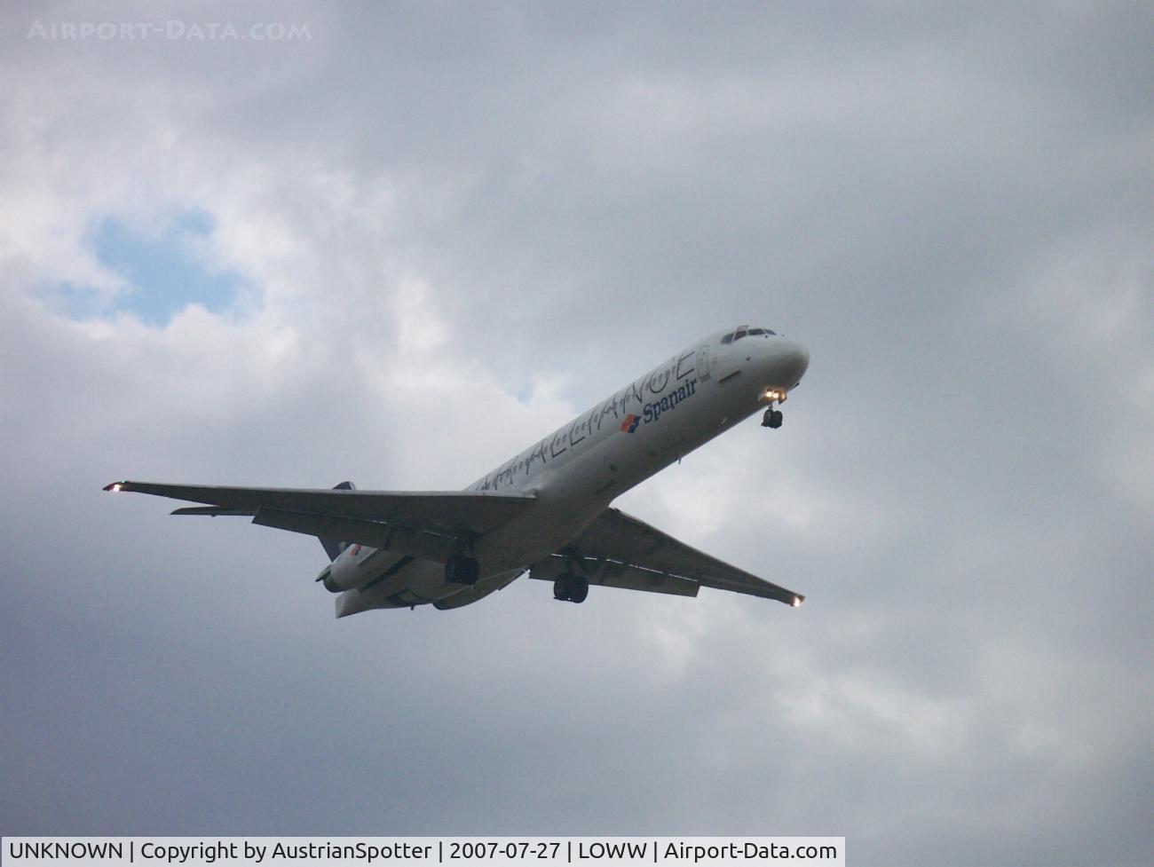 UNKNOWN, McDonnell Douglas MD-80 (DC-9) C/N Unknown, Spainair  MD-83