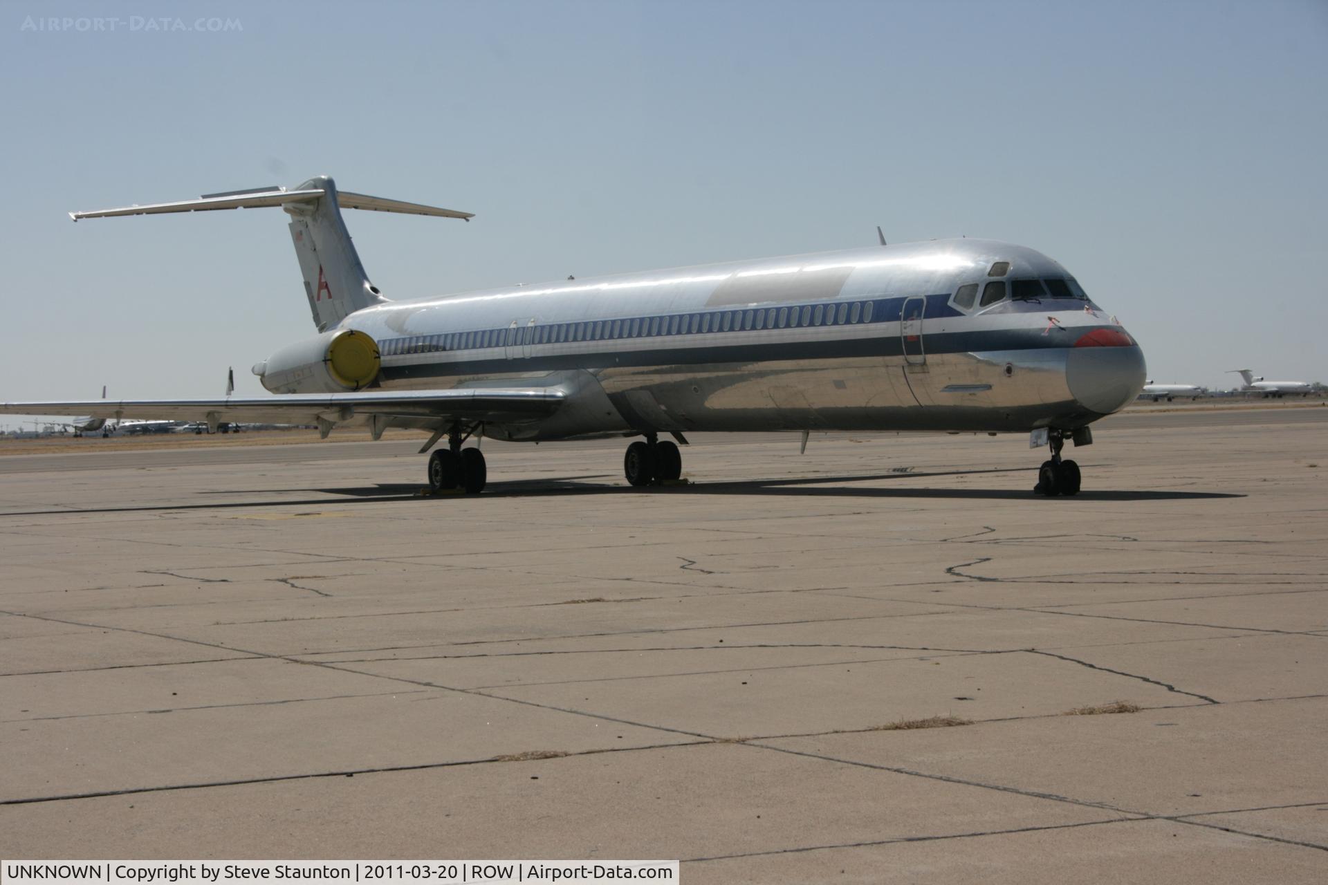 UNKNOWN, Miscellaneous Various C/N unknown, Taken at Roswell International Air Centre Storage Facility, New Mexico in March 2011 whilst on an Aeroprint Aviation tour - an unknown AA DC-9