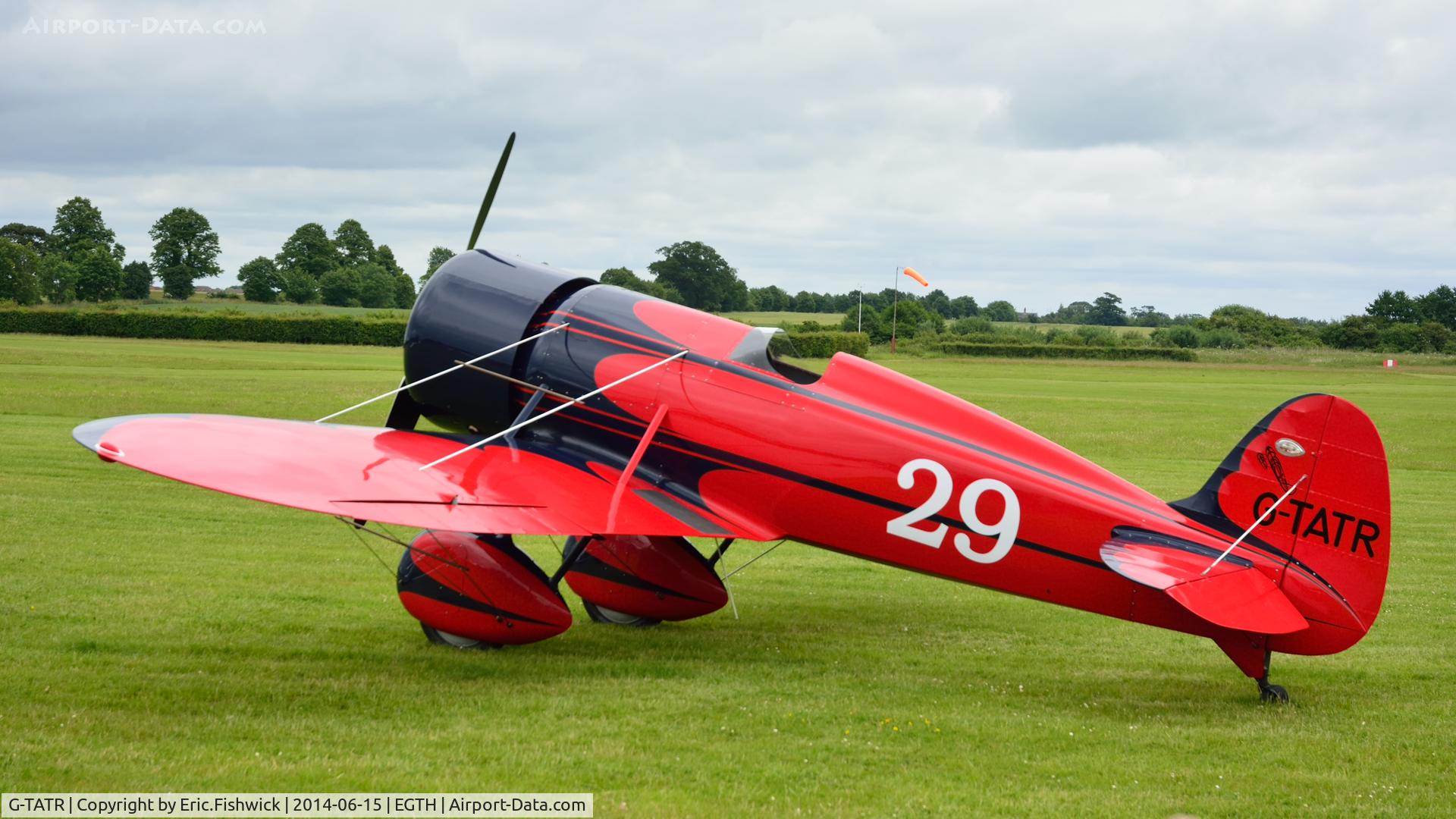 G-TATR, 2012 Travel Air Type R Racer Replica C/N LAA 362-14892, 1. G-TATR at The Shuttleworth Collection Airshow - featuring LAA 'party in the park'