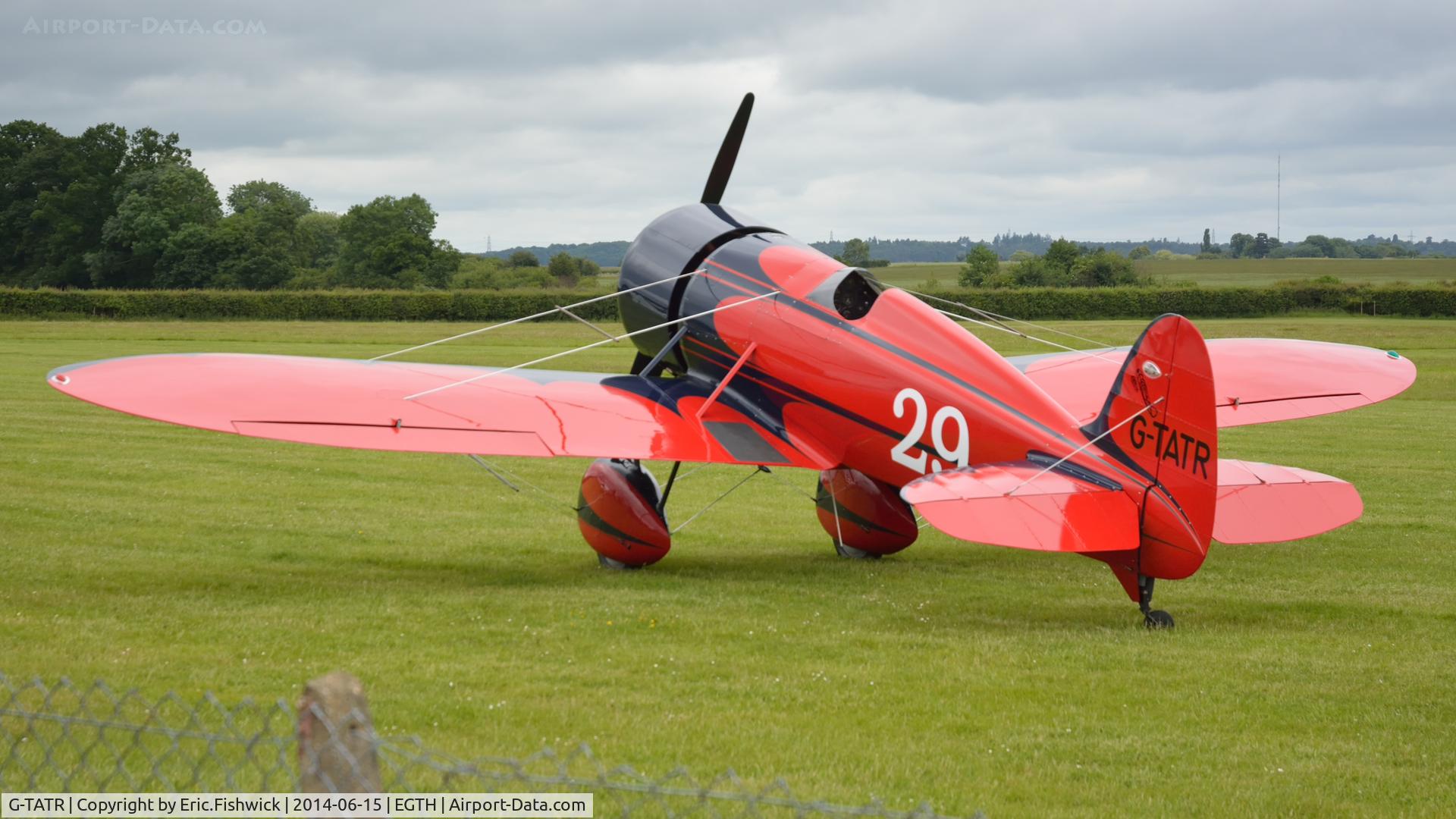 G-TATR, 2012 Travel Air Type R Racer Replica C/N LAA 362-14892, 1. G-TATR  at The Shuttleworth Collection Airshow - featuring LAA 'party in the park'