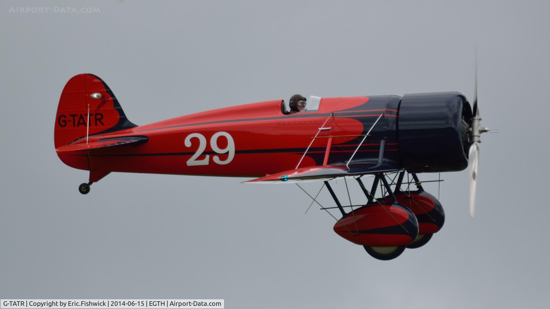 G-TATR, 2012 Travel Air Type R Racer Replica C/N LAA 362-14892, 42. G-TATR at The Shuttleworth Collection Airshow - featuring LAA 'party in the park'