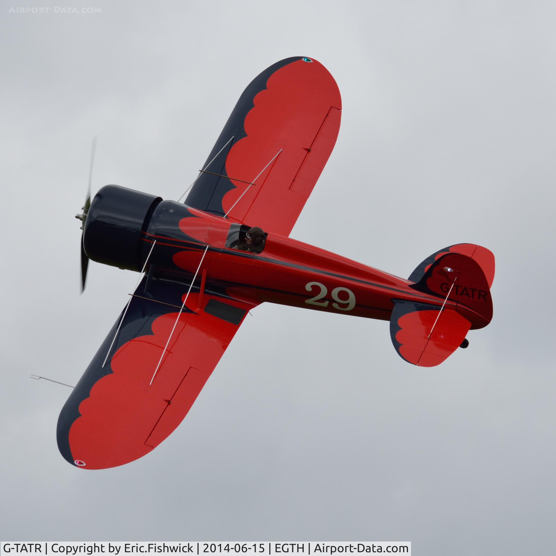 G-TATR, 2012 Travel Air Type R Racer Replica C/N LAA 362-14892, 44. G-TATR at The Shuttleworth Collection Airshow - featuring LAA 'party in the park'