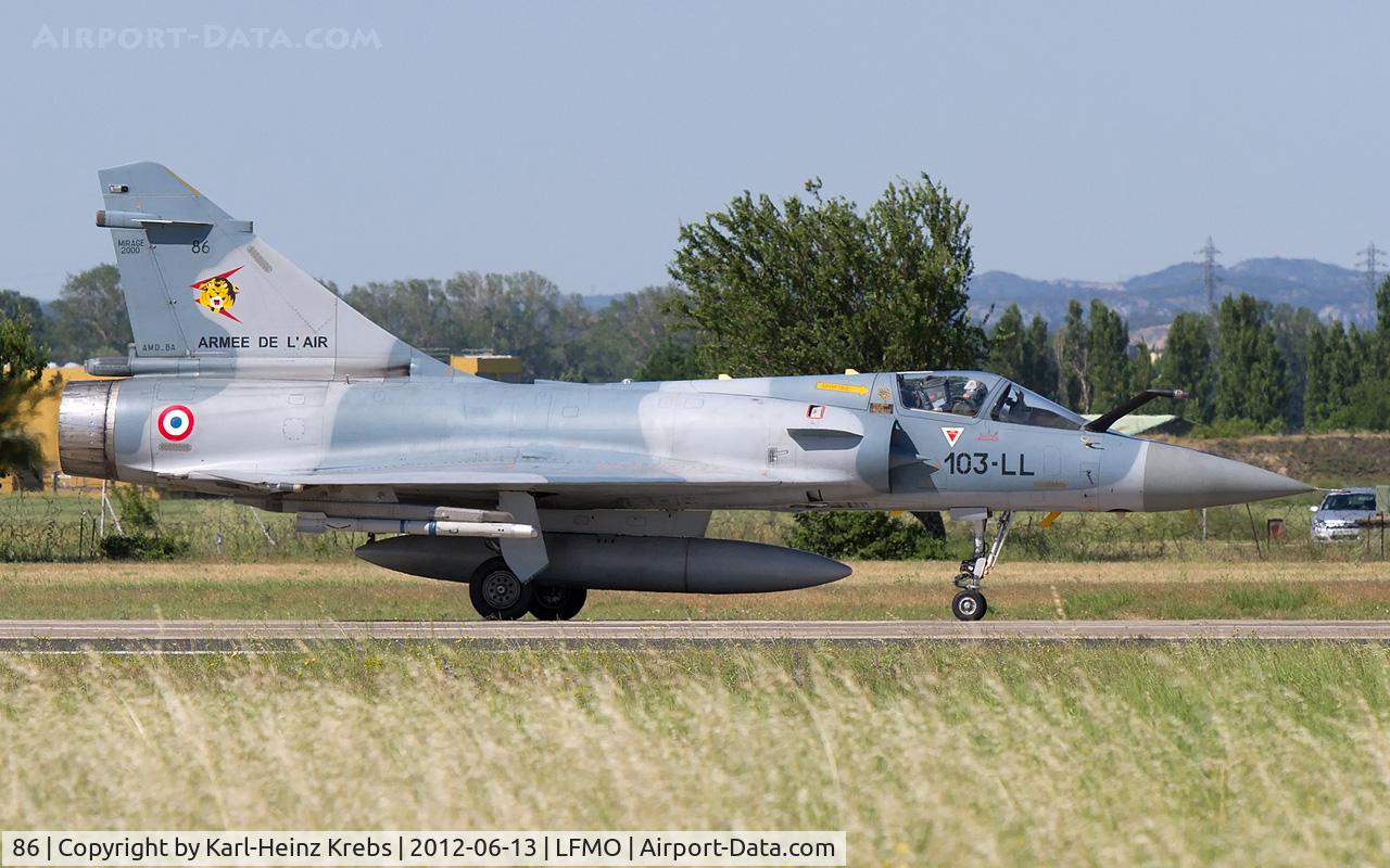86, Dassault Mirage 2000C C/N 334, France Air Force