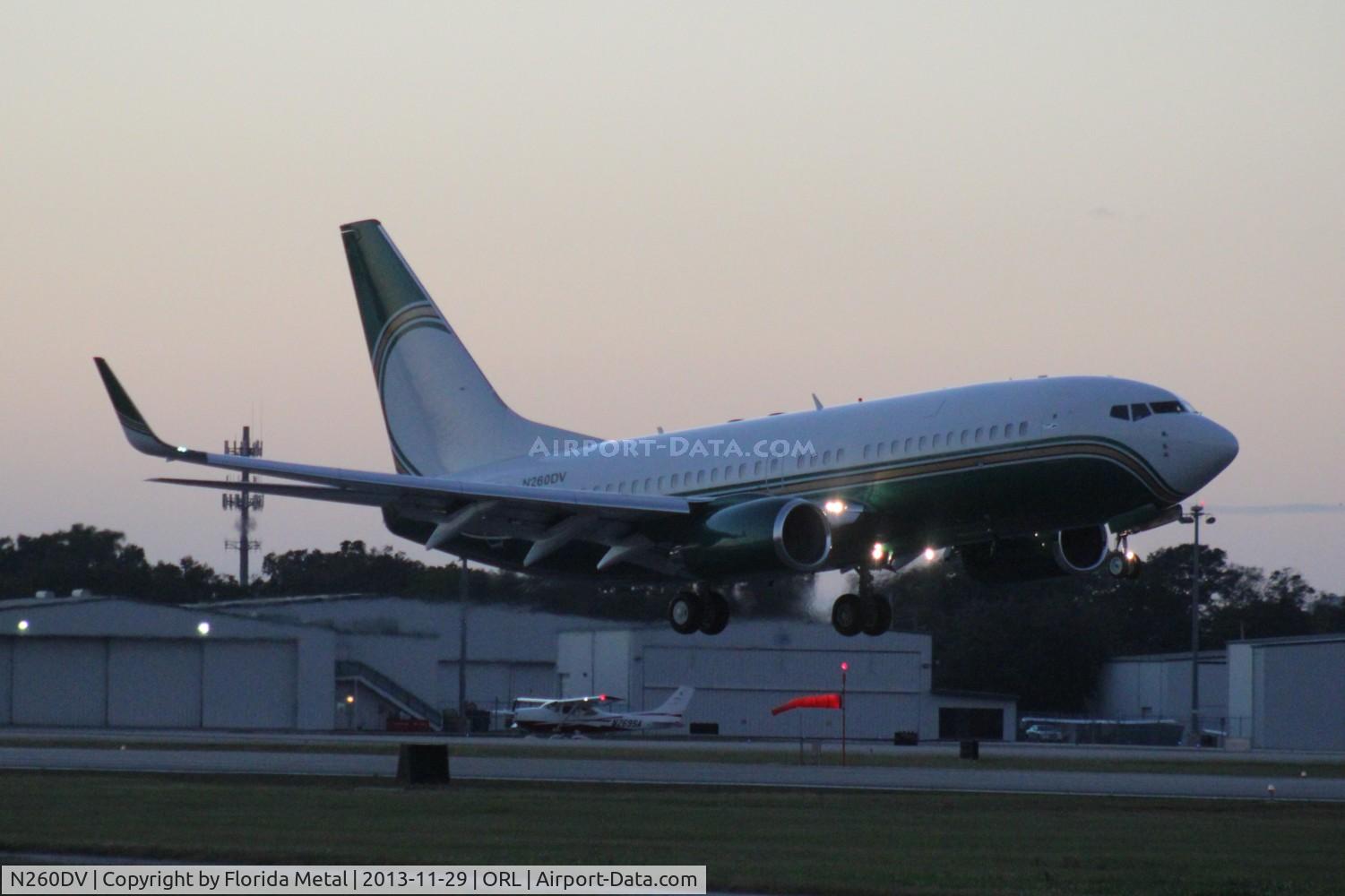 N260DV, 1998 Boeing 737-75T BBJ C/N 29142, Orlando Magic BBJ