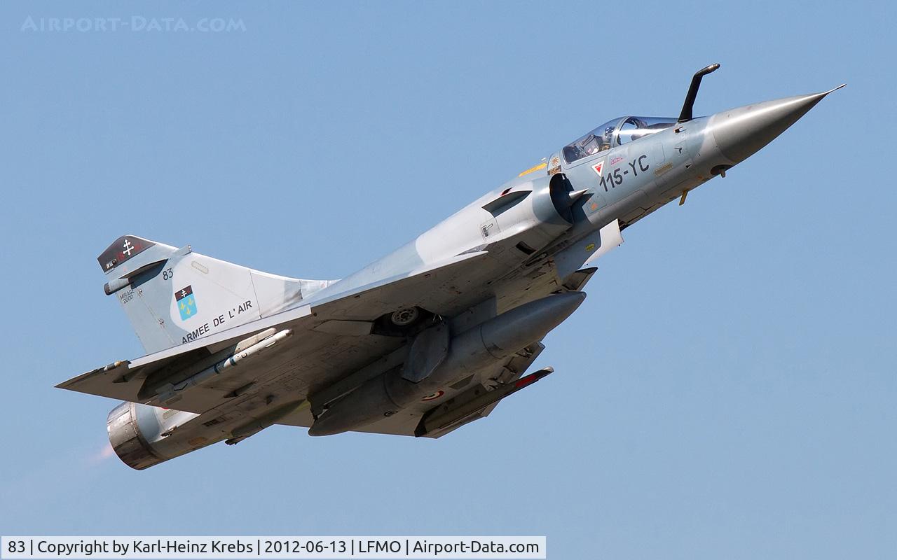 83, Dassault Mirage 2000C C/N 328, France Air Force