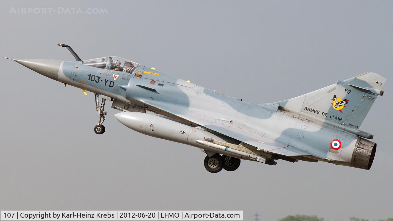 107, Dassault Mirage 2000C C/N 372, France Air Force