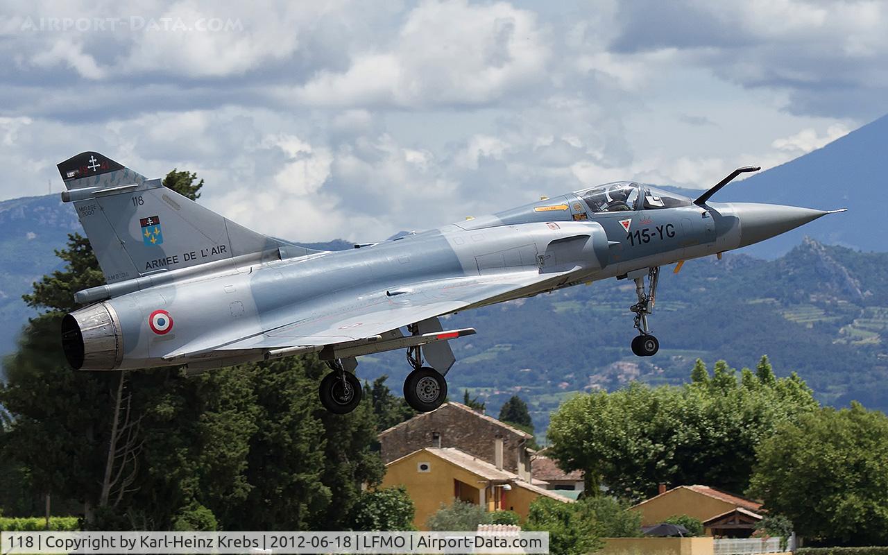 118, Dassault Mirage 2000C C/N 385, France Air Force