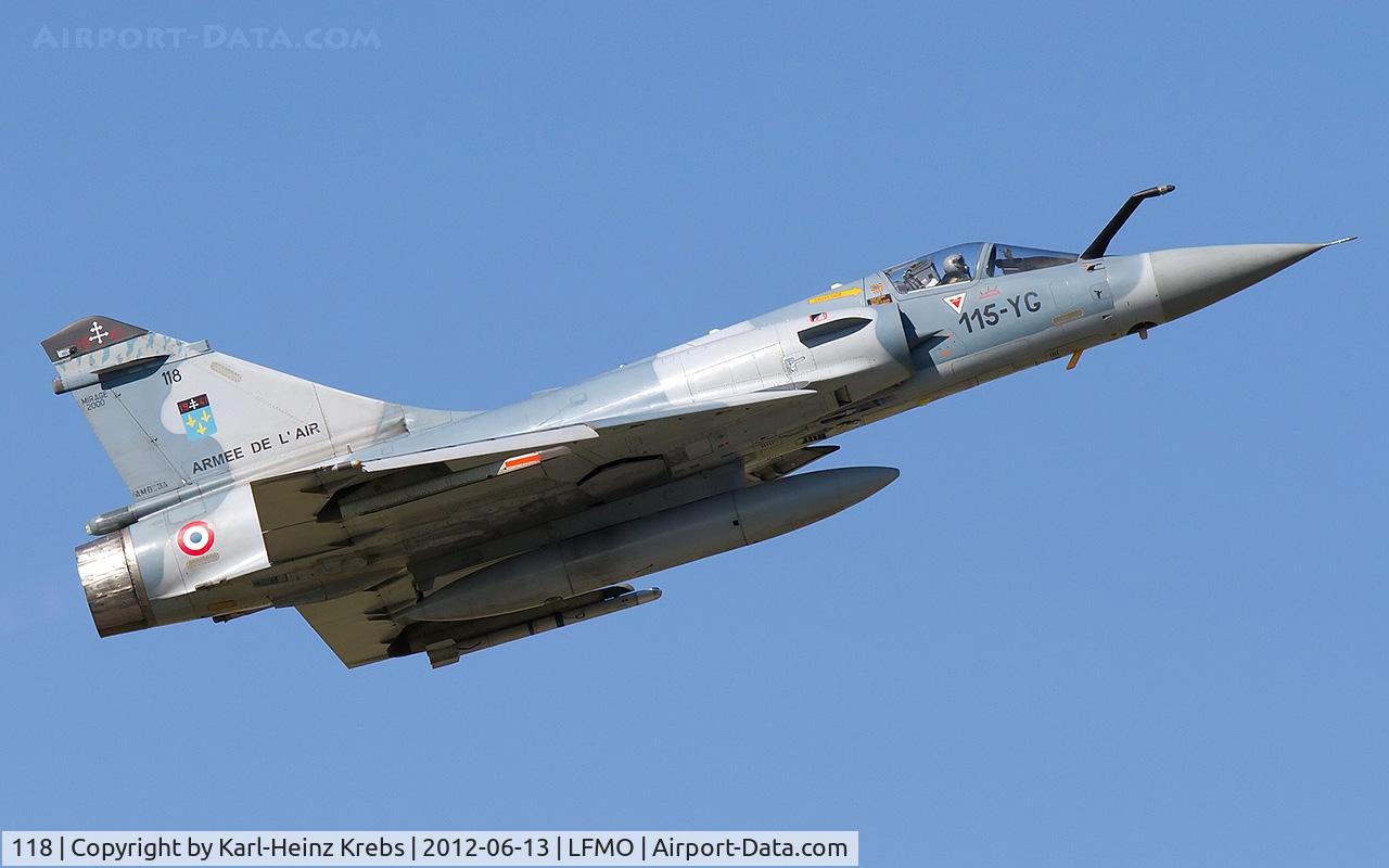 118, Dassault Mirage 2000C C/N 385, France Air Force